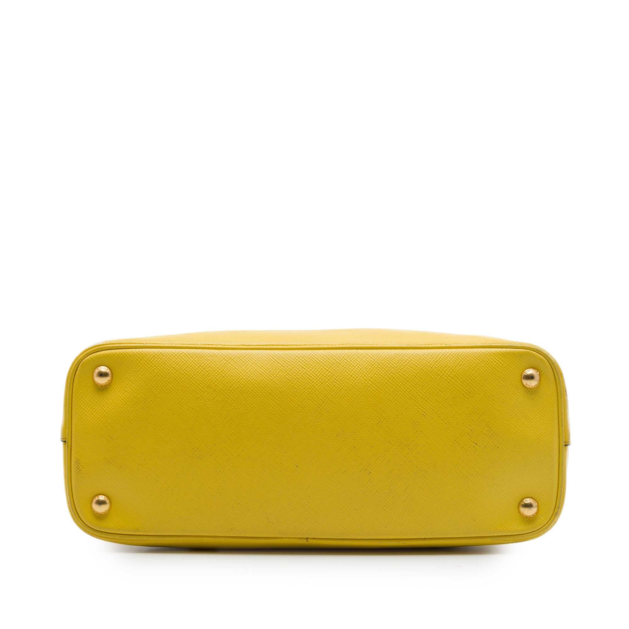 Prada Large Saffiano Cuir Dome Satchel