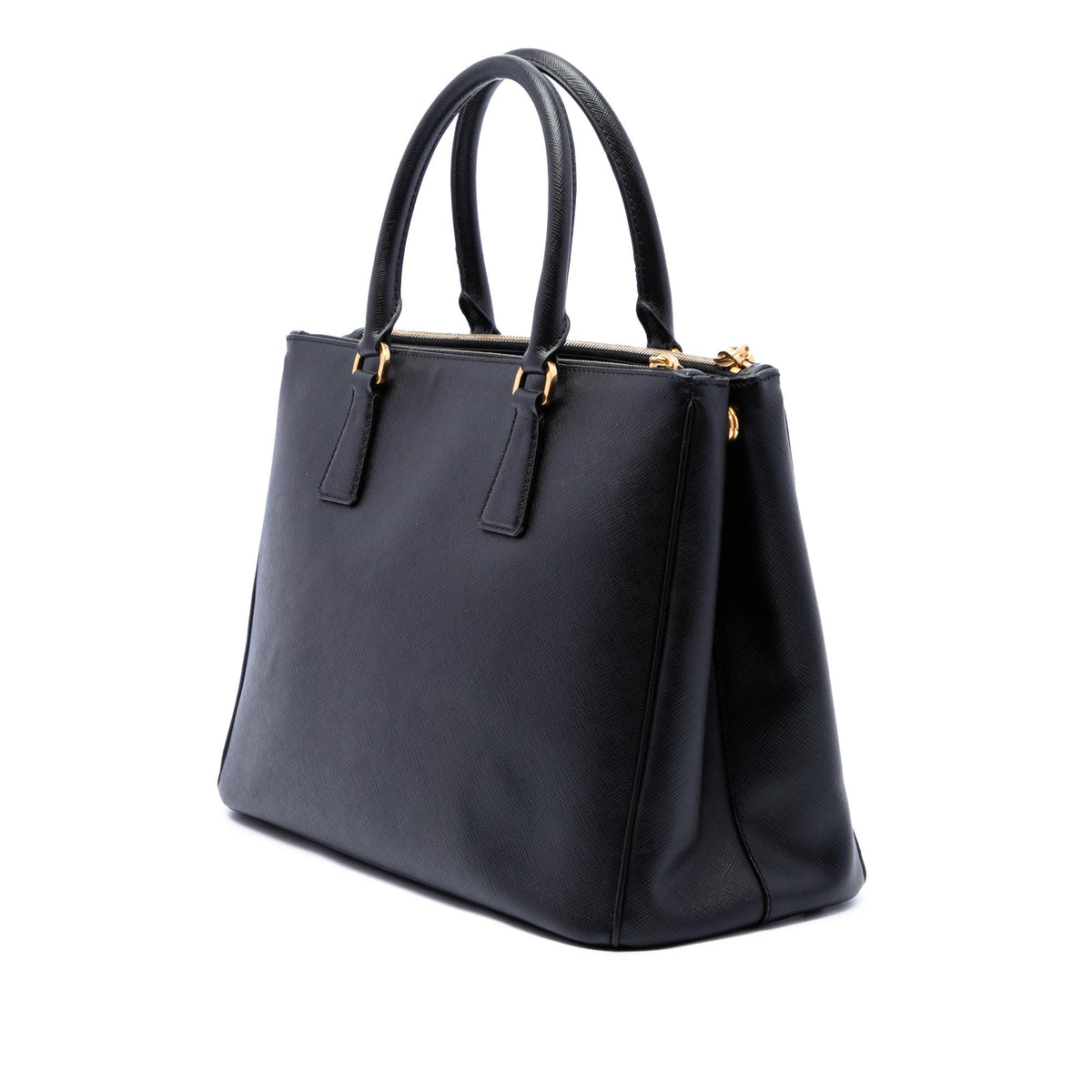 Prada Large Saffiano Lux Galleria Double Zip Satchel