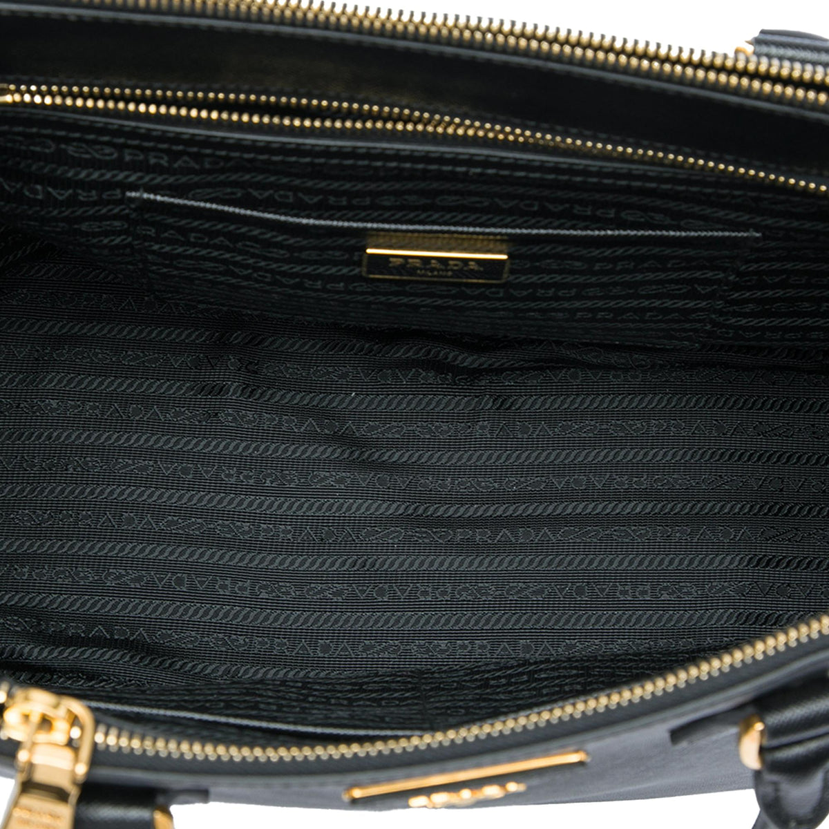 Prada Large Saffiano Lux Galleria Double Zip Satchel