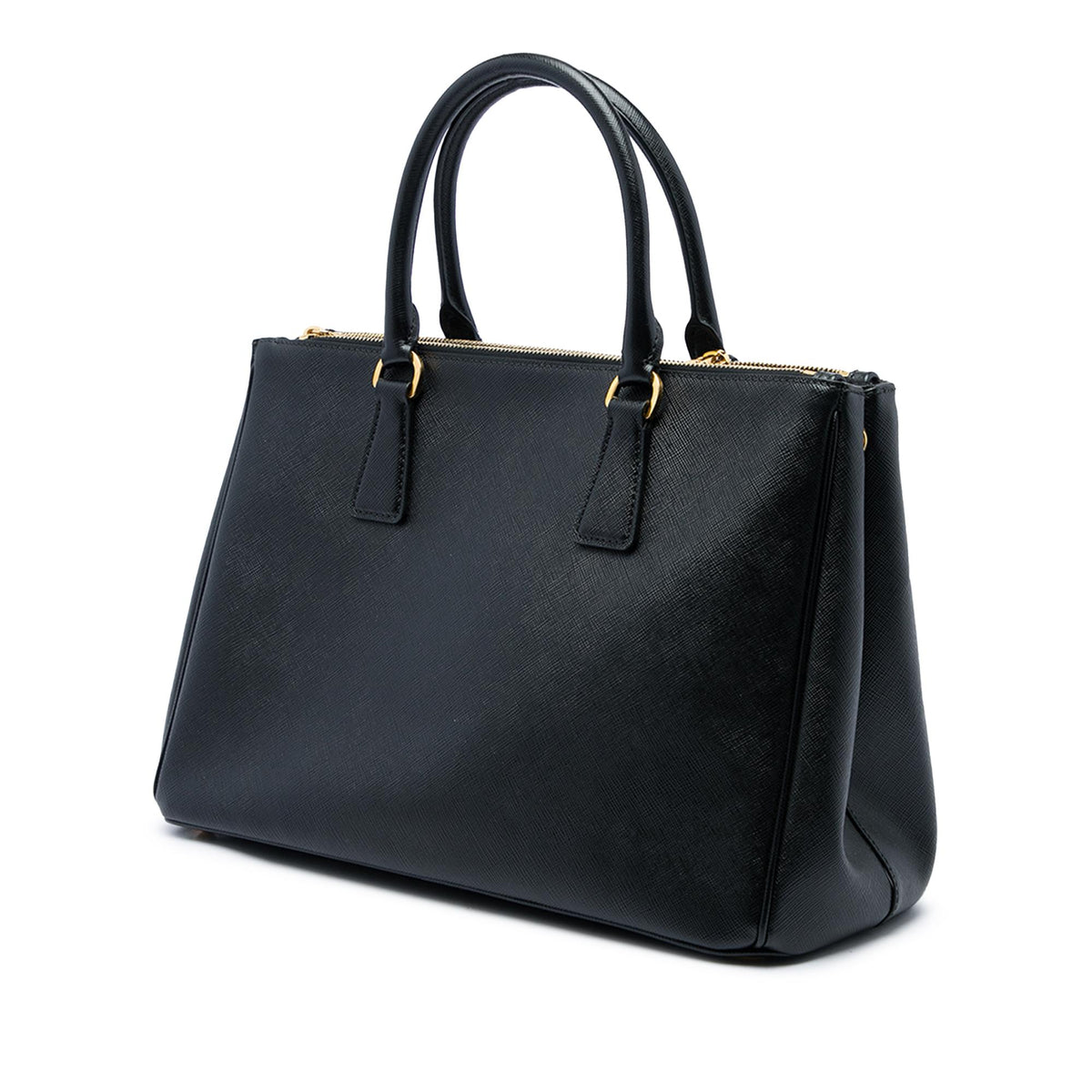 Prada Large Saffiano Lux Galleria Double Zip Satchel