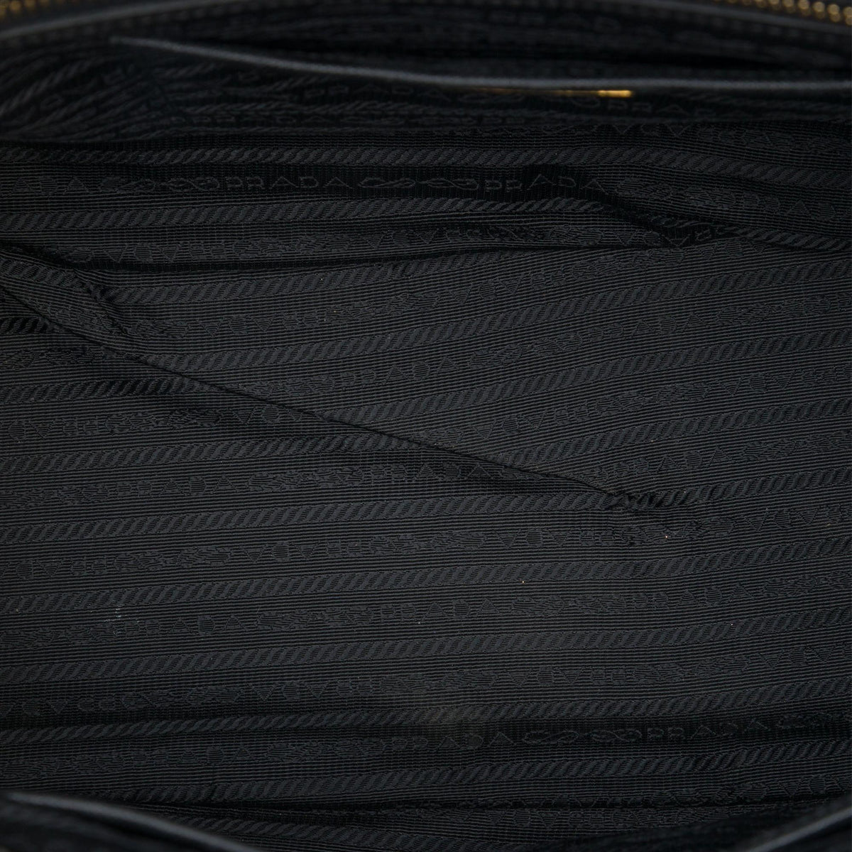 Prada Large Saffiano Lux Galleria Double Zip Satchel