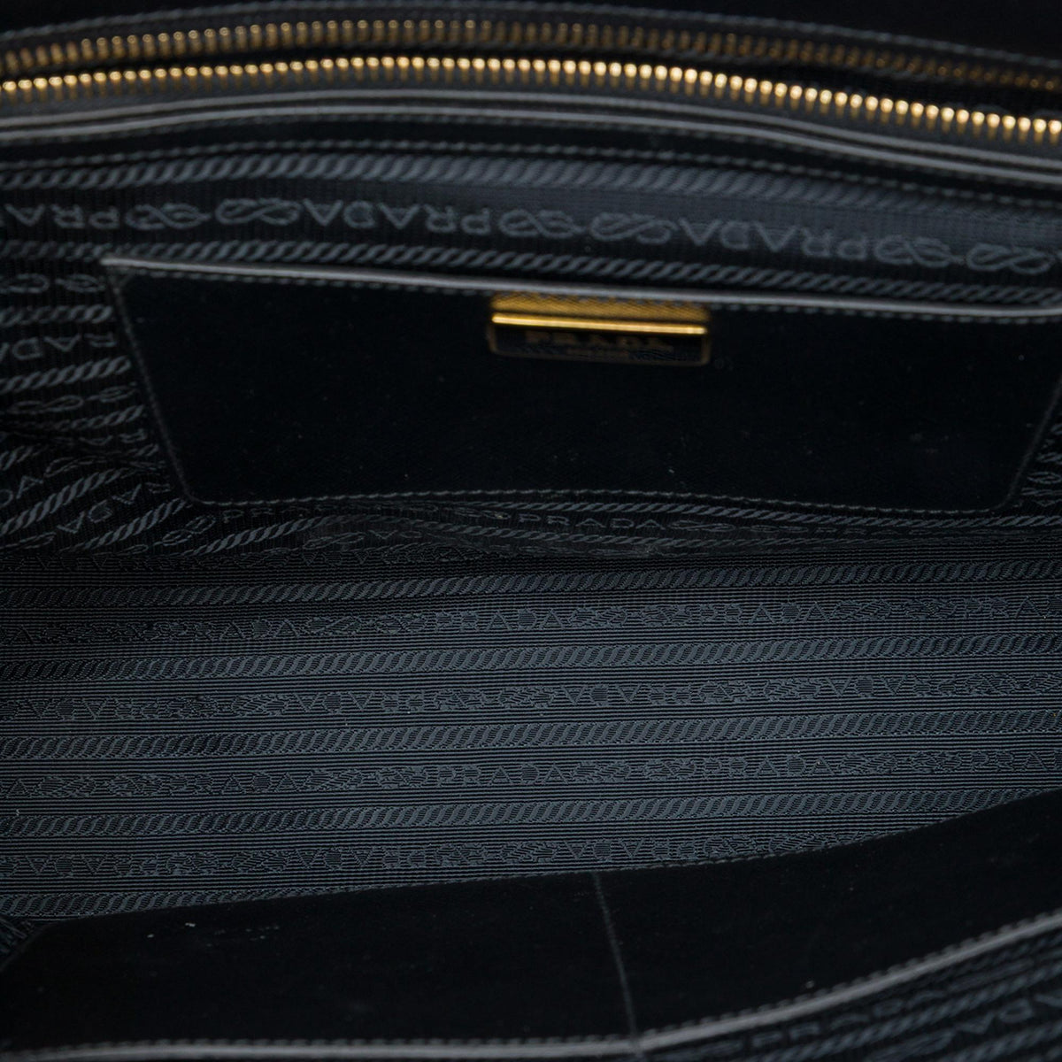 Prada Large Saffiano Lux Galleria Double Zip Satchel