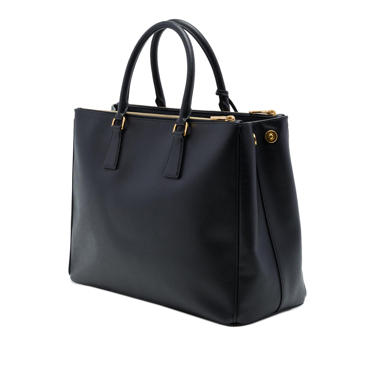 Prada Large Saffiano Lux Galleria Double Zip Satchel