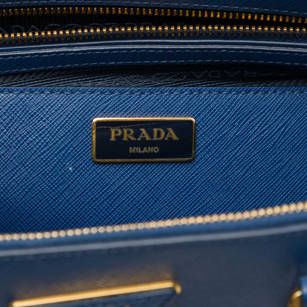 Prada Large Saffiano Lux Galleria Double Zip Tote