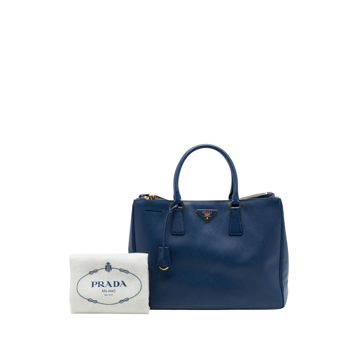 Prada Large Saffiano Lux Galleria Double Zip Tote