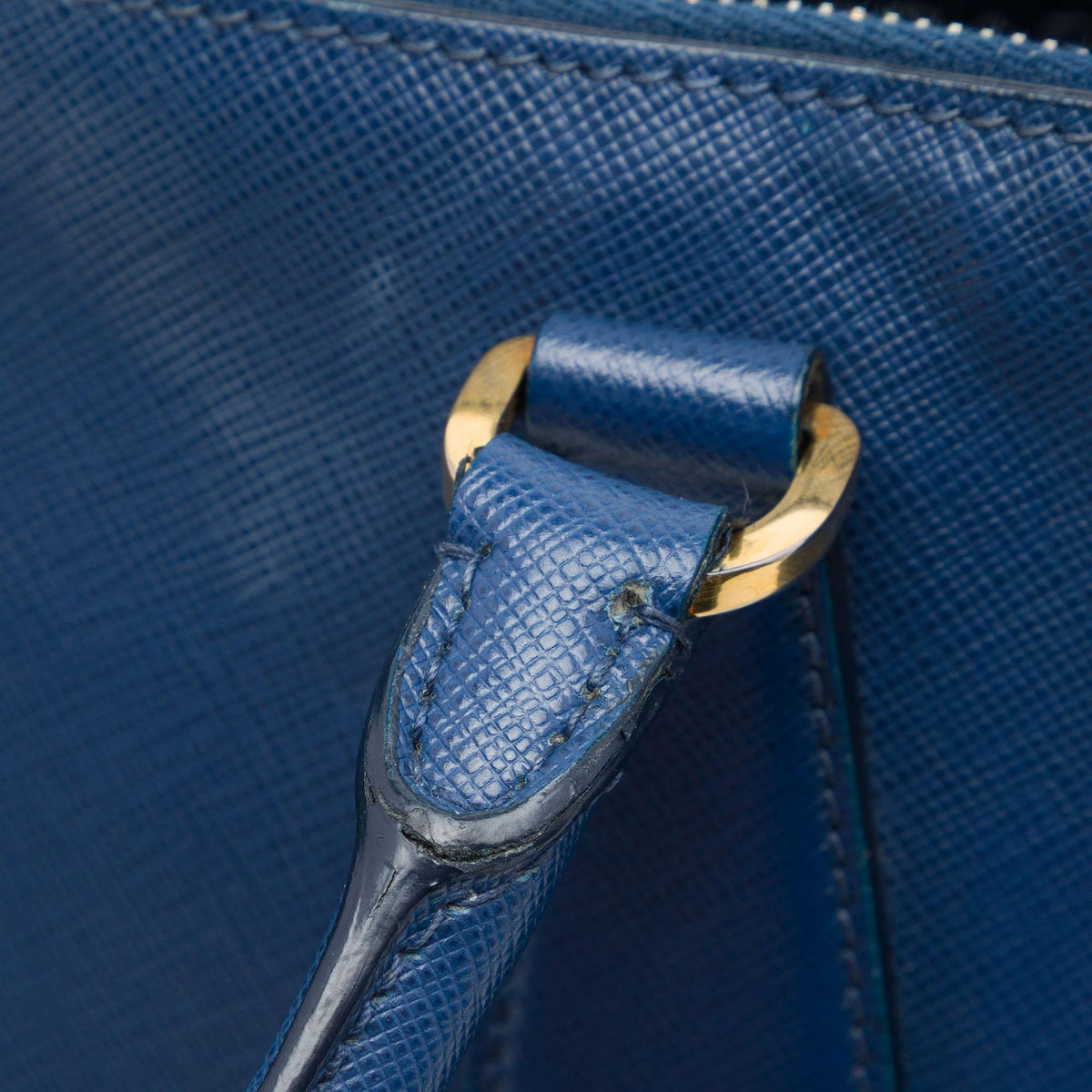 Prada Large Saffiano Lux Galleria Double Zip Tote