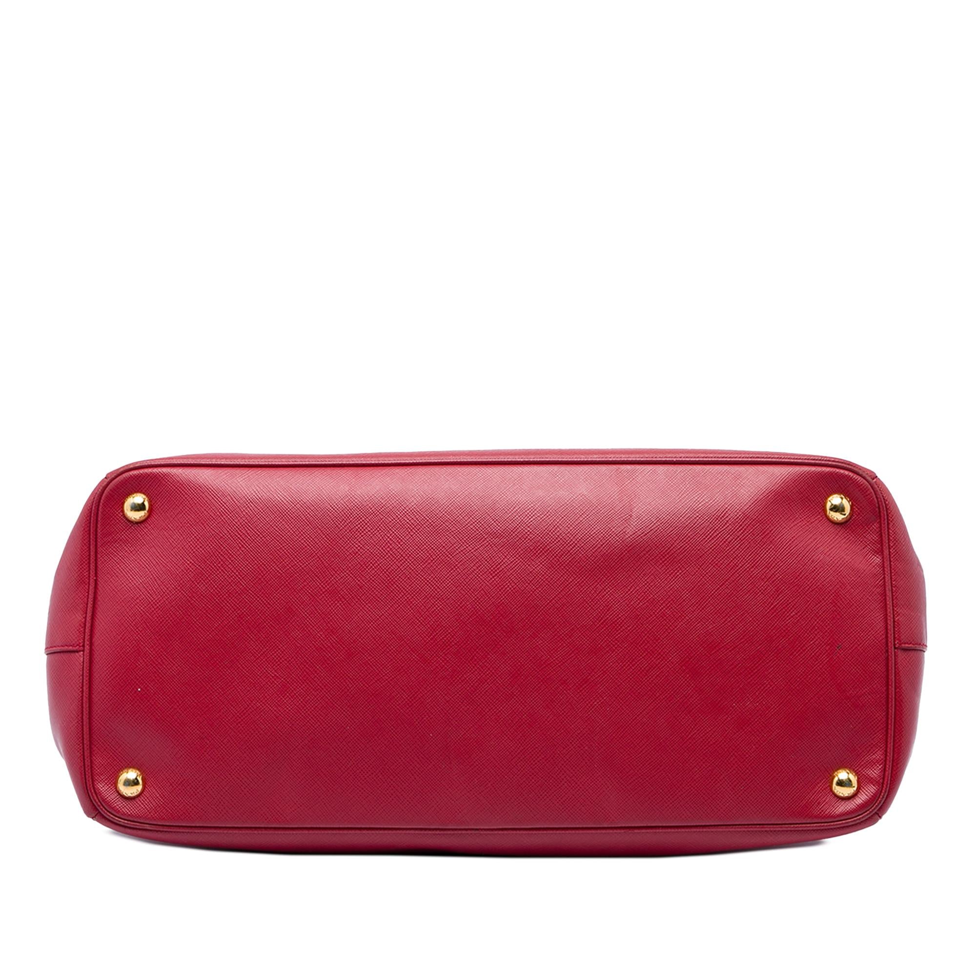 Prada Large Saffiano Lux Galleria Satchel