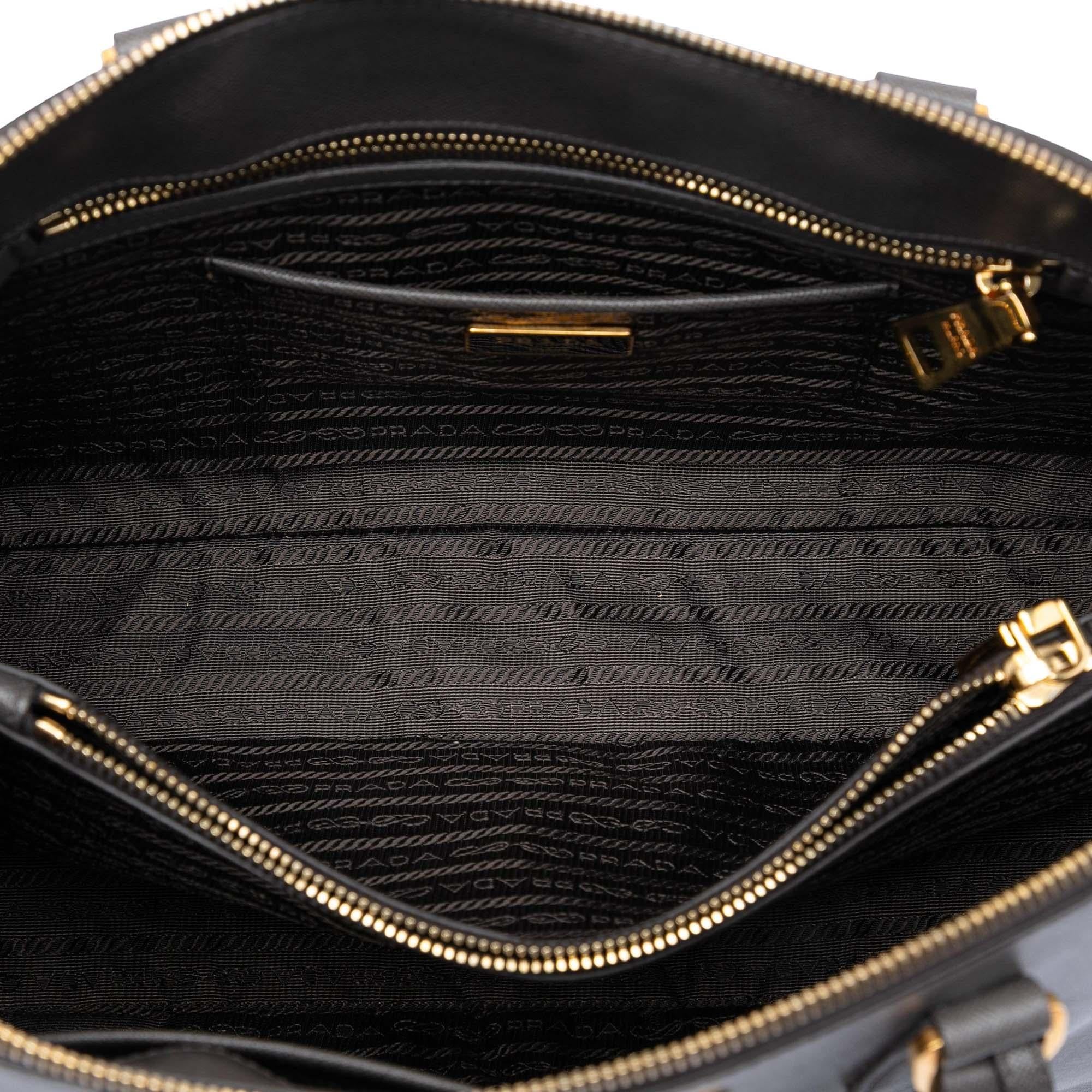 Prada Large Saffiano Lux Promenade Satchel