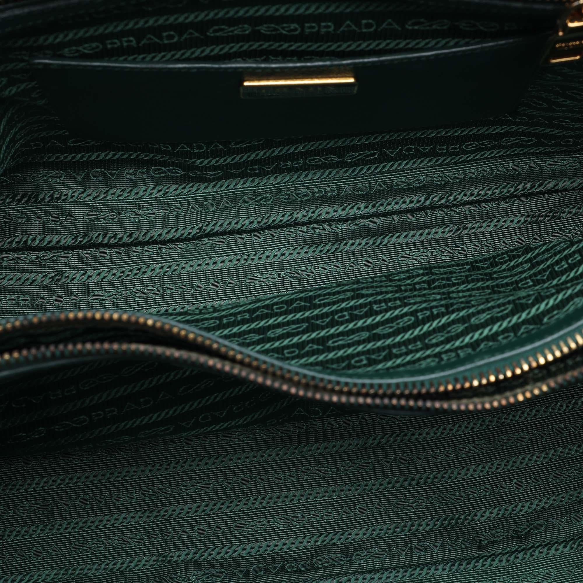 Prada Large Saffiano Lux Promenade Satchel