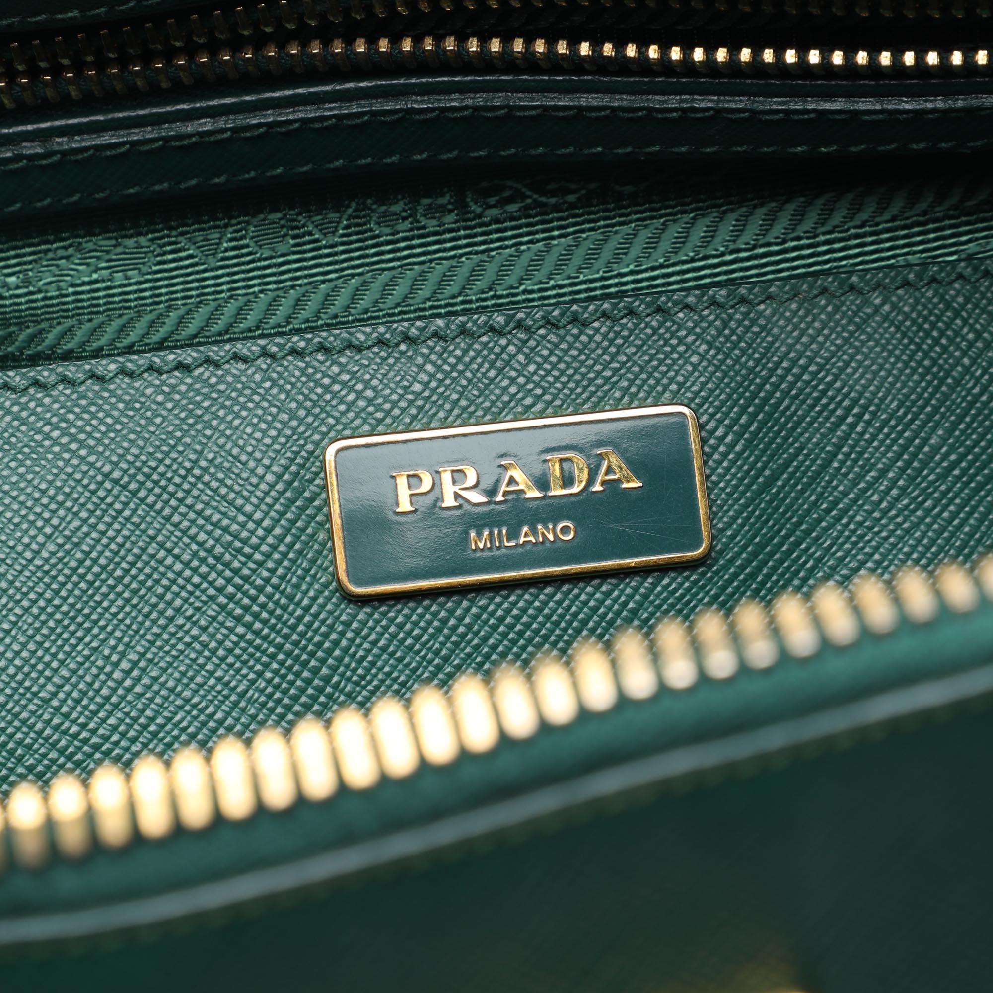 Prada Large Saffiano Lux Promenade Satchel