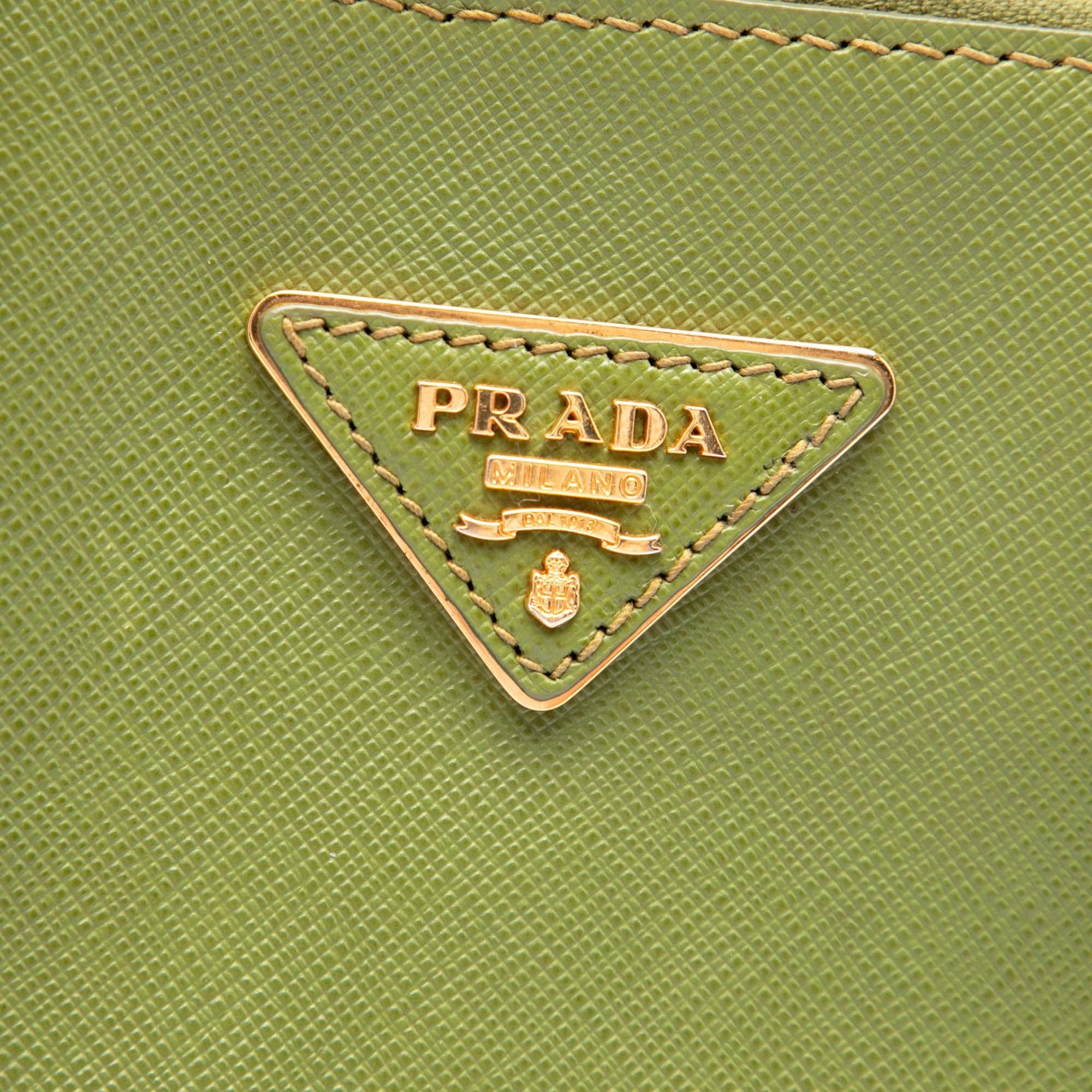 Prada Large Saffiano Lux Promenade Satchel