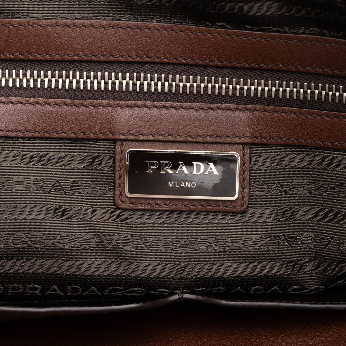 Prada Leather Business Bag