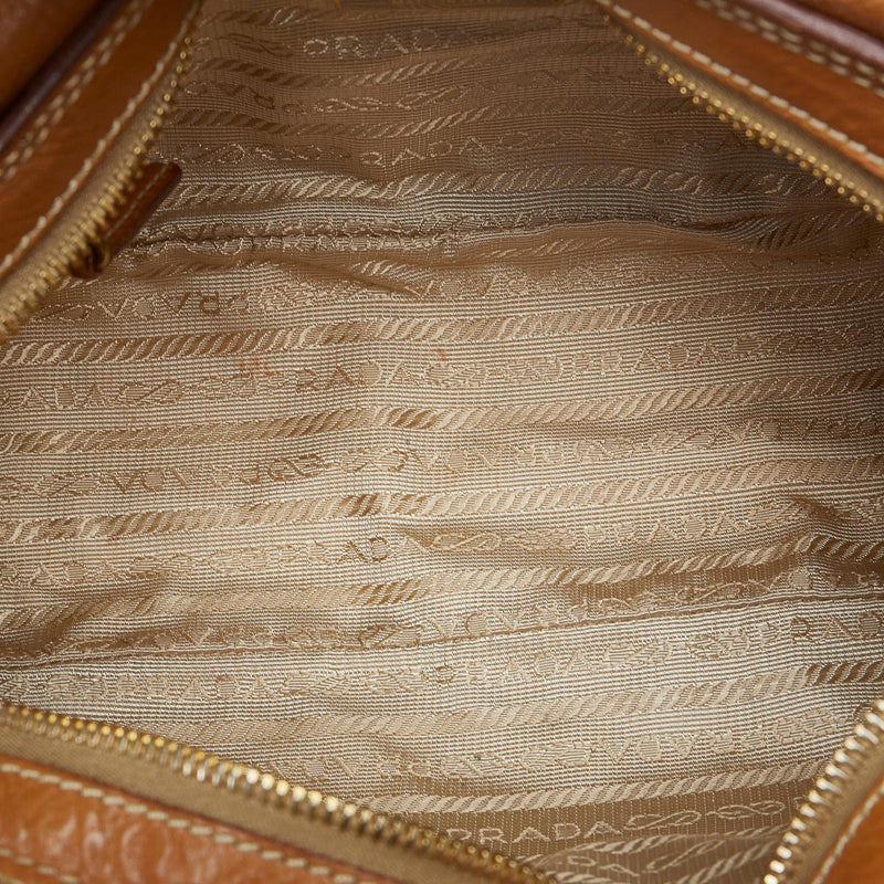 Prada Leather Shoulder Bag (SHG-SkNS14)