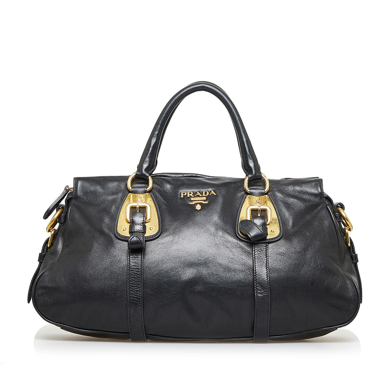 Prada Leather Tote Bag (SHG-D4pUnz)