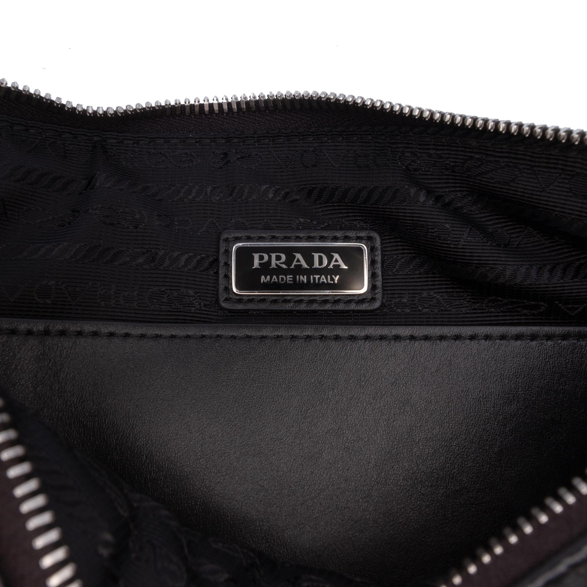 Prada Leather Triangle Crossbody