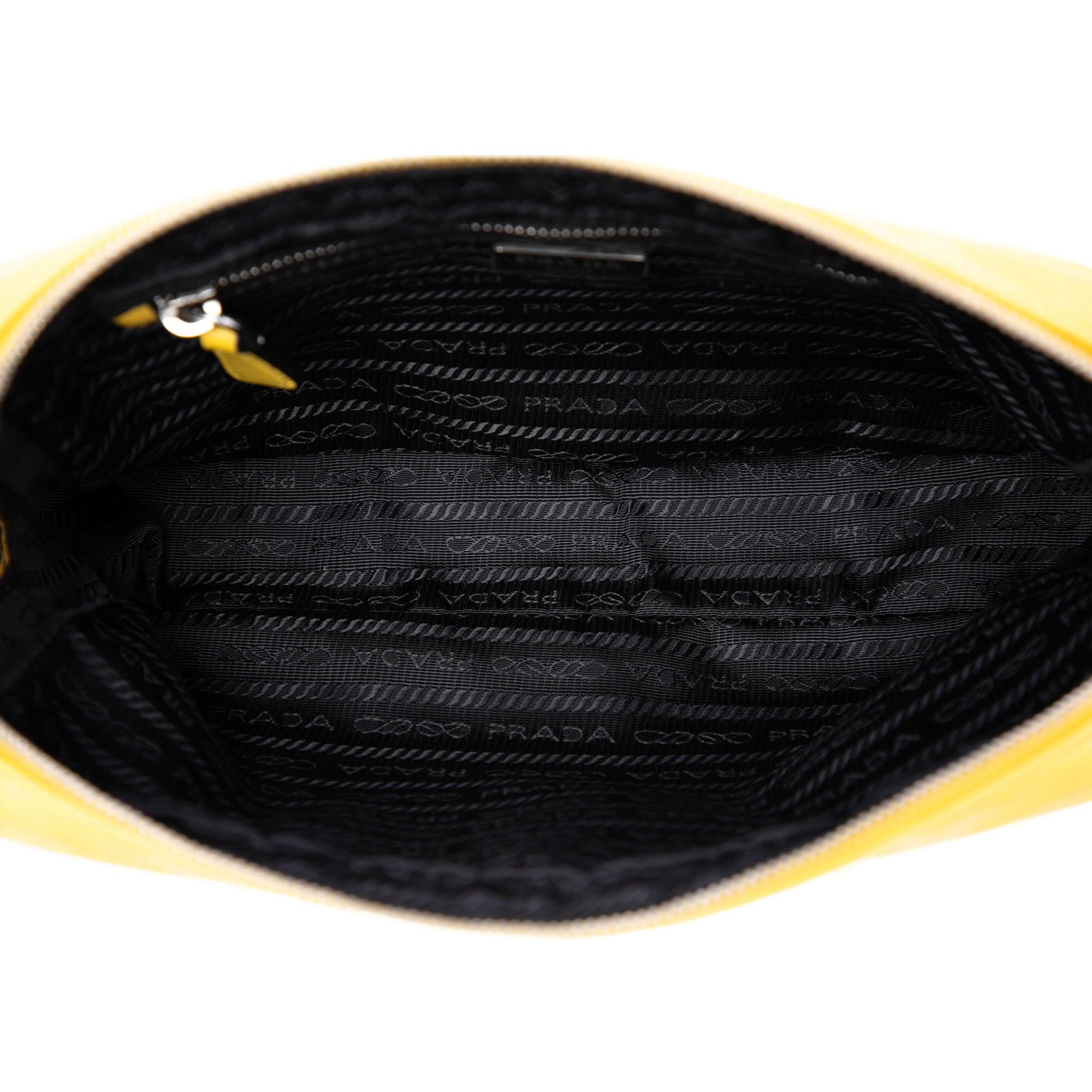 Prada Leather Wristlet Clutch