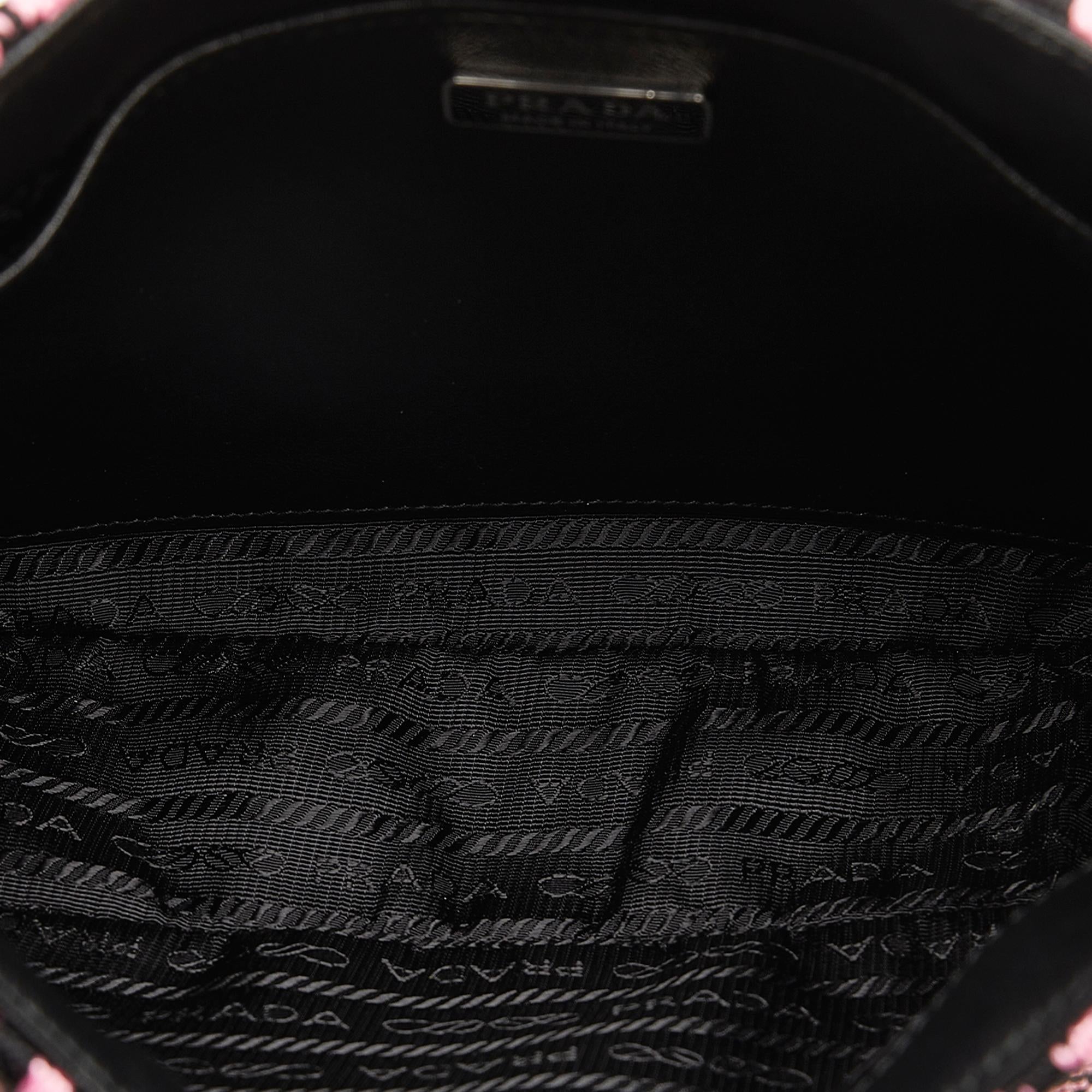 Prada Maglia Jacquard Knit Cleo Bag