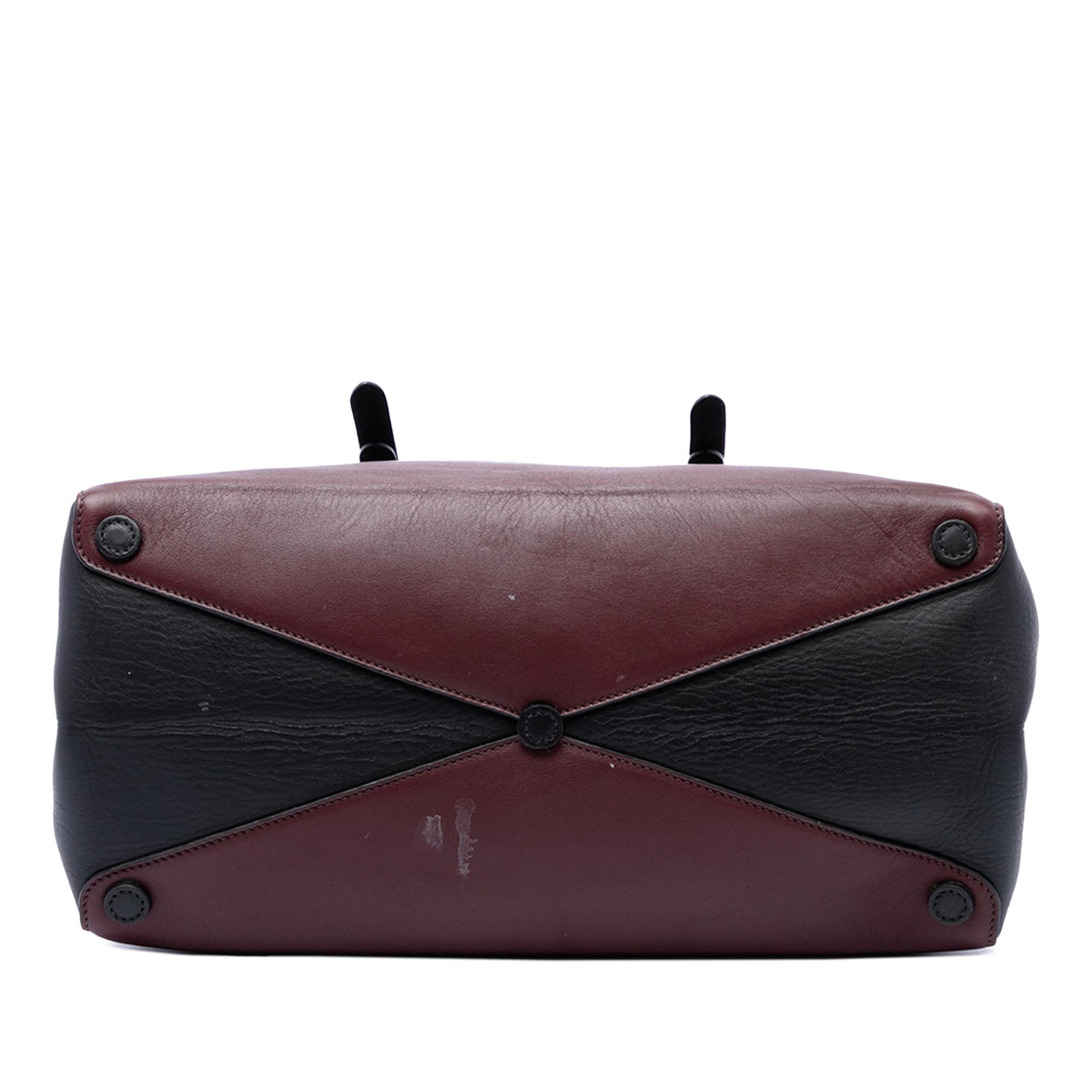 Prada Medium Bicolor City Calf Double Satchel