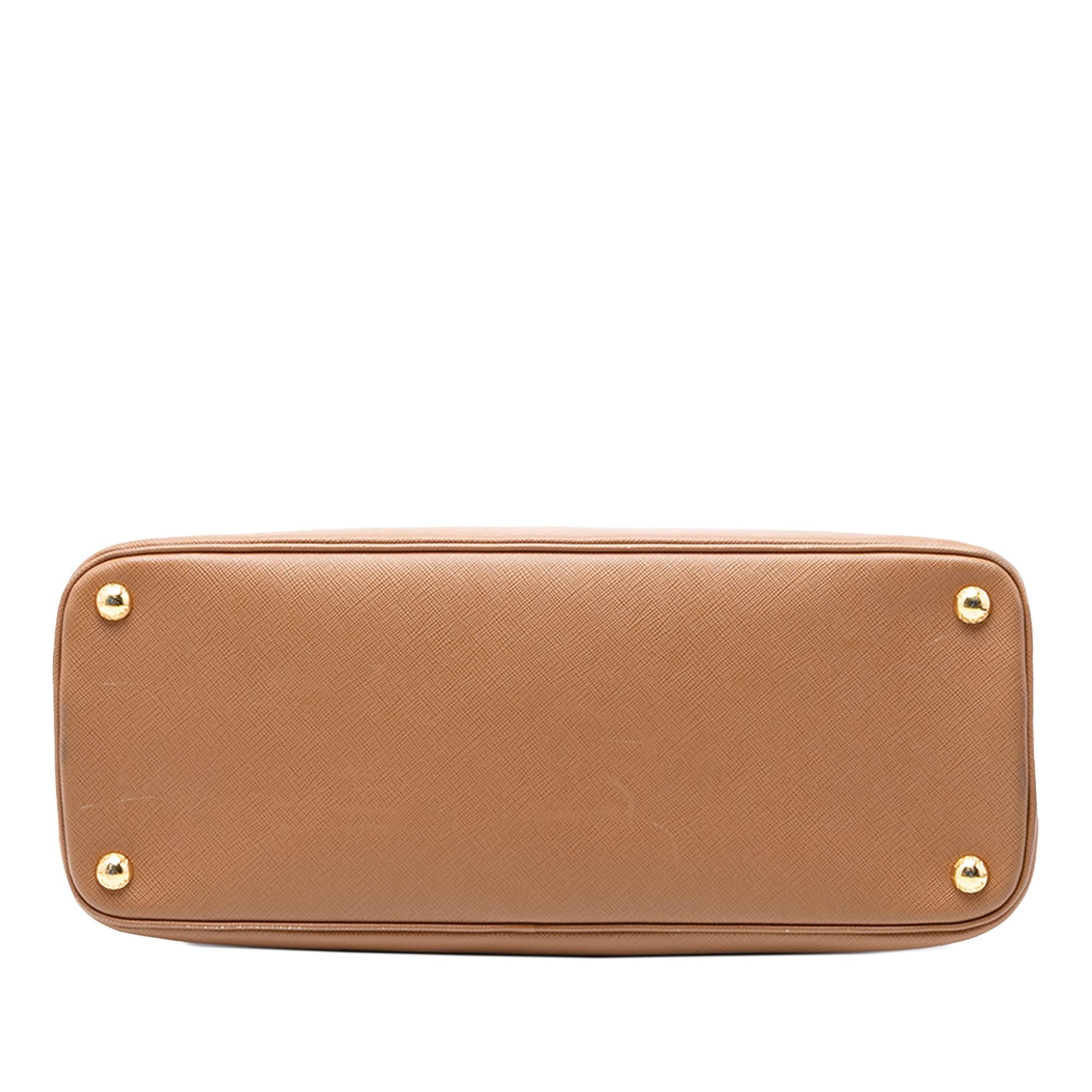 Prada Medium Bicolor Saffiano Lux Promenade Satchel