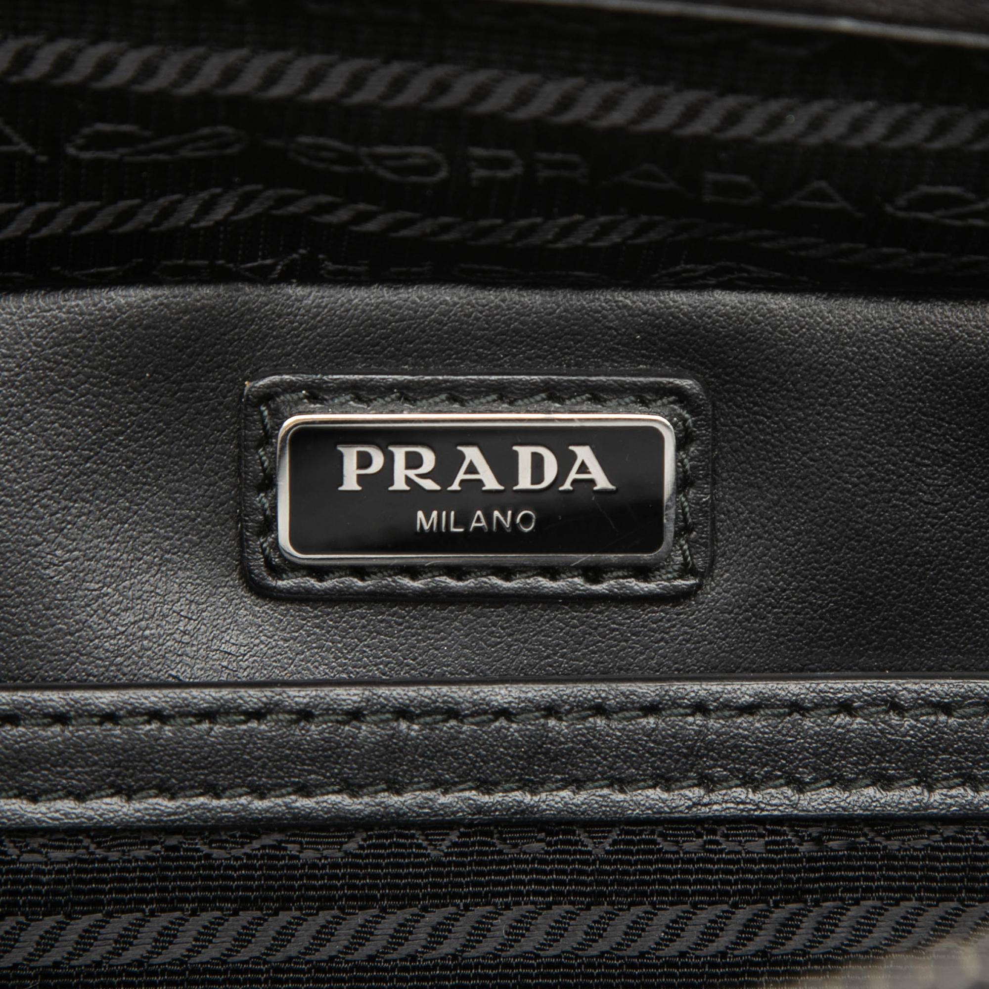 Prada Medium Saffiano Brique Satchel