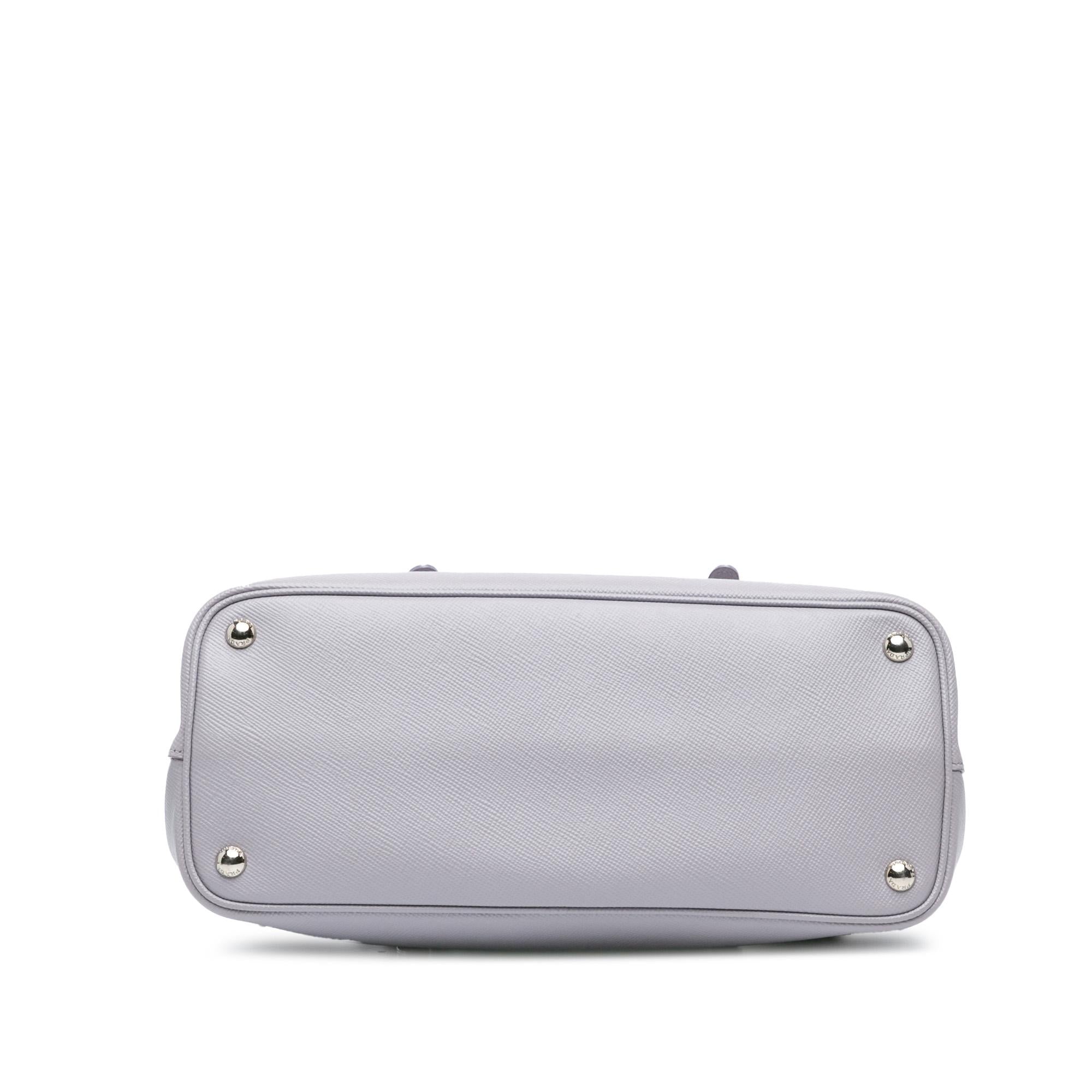 Prada Medium Saffiano Cuir Double Handle Satchel