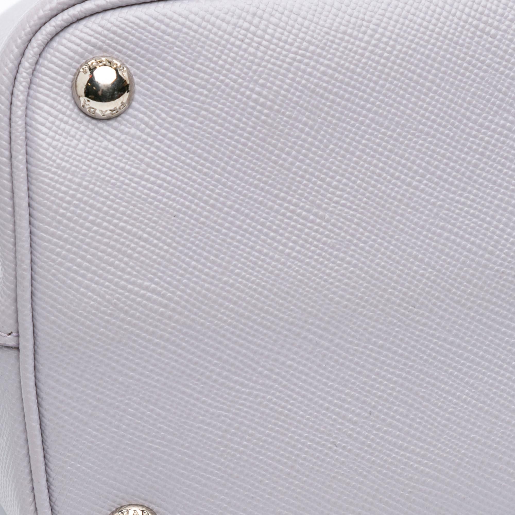 Prada Medium Saffiano Cuir Double Handle Satchel