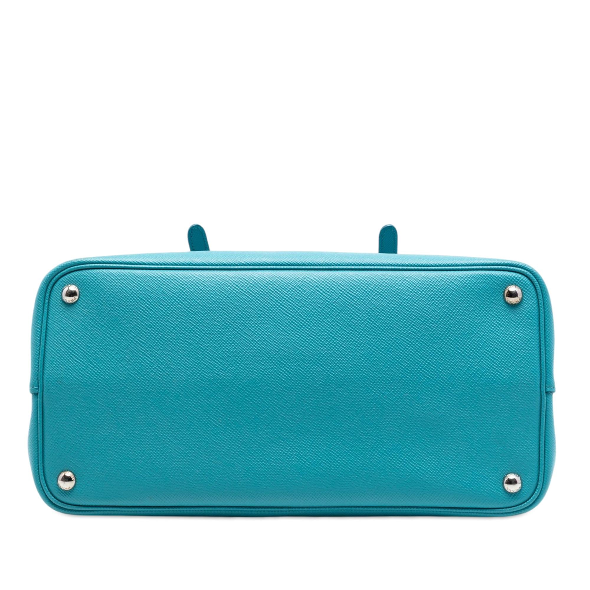 Prada Medium Saffiano Cuir Double Handle Satchel