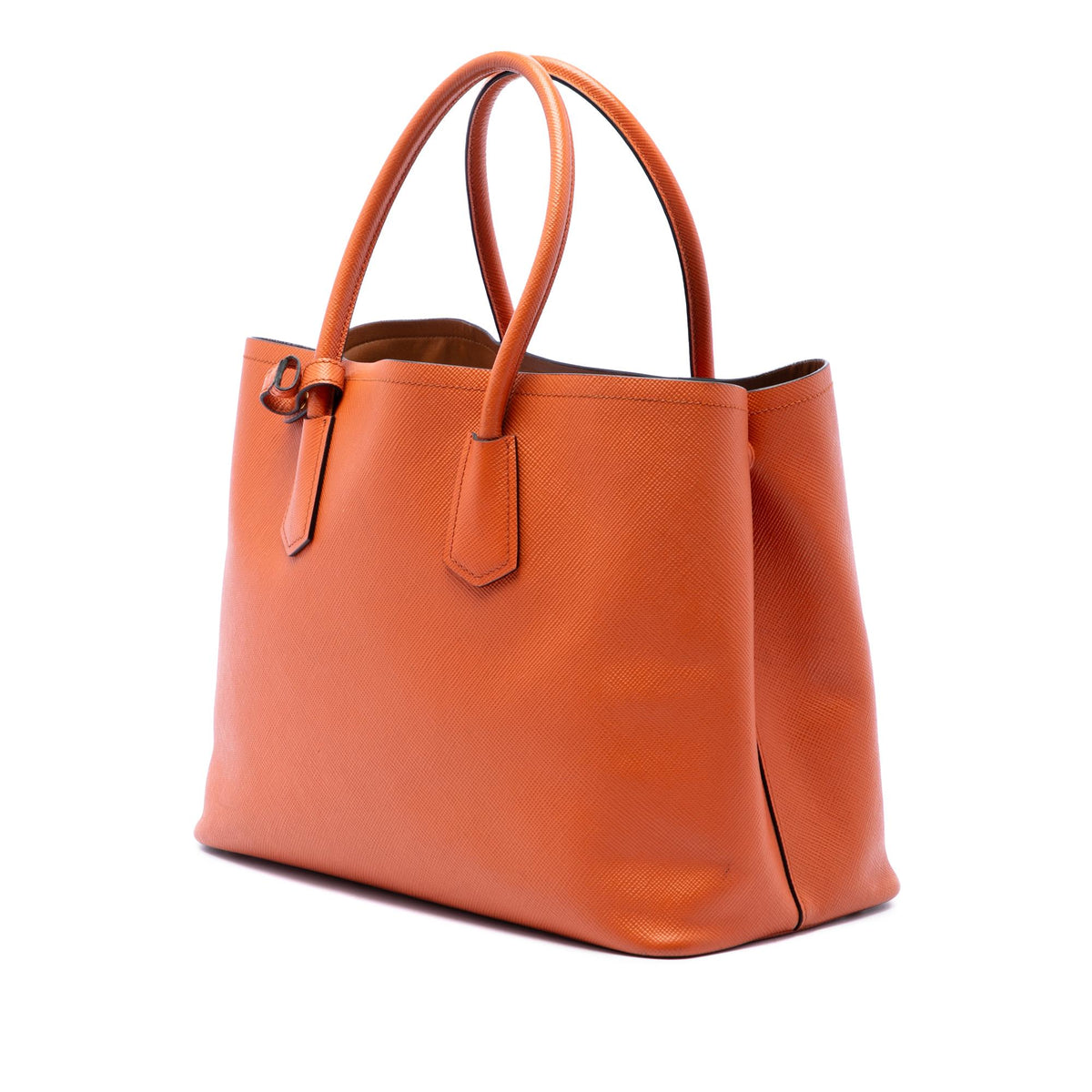Prada Medium Saffiano Cuir Double Handle Satchel