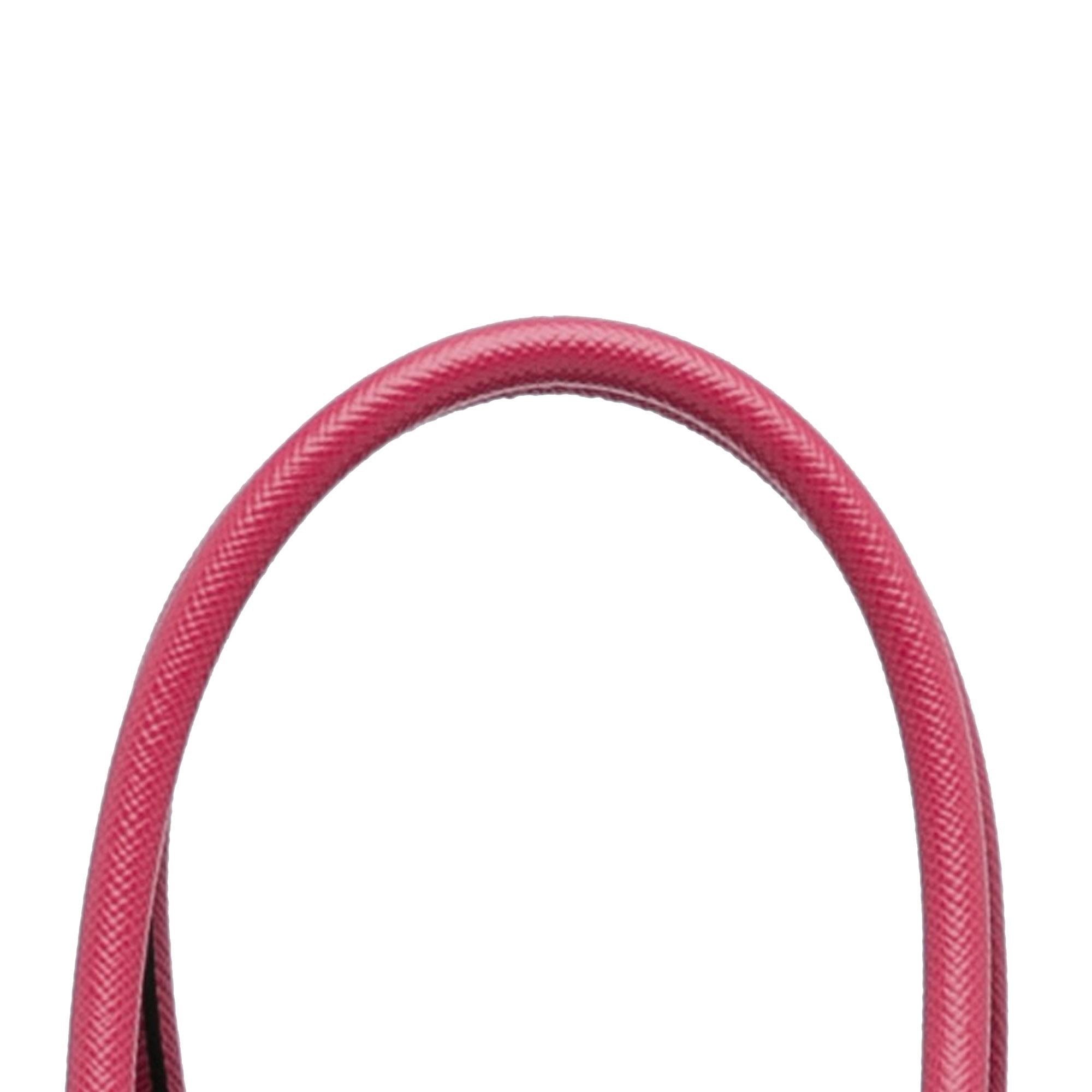 Prada Medium Saffiano Cuir Double Satchel (SHG-I3rJrx)