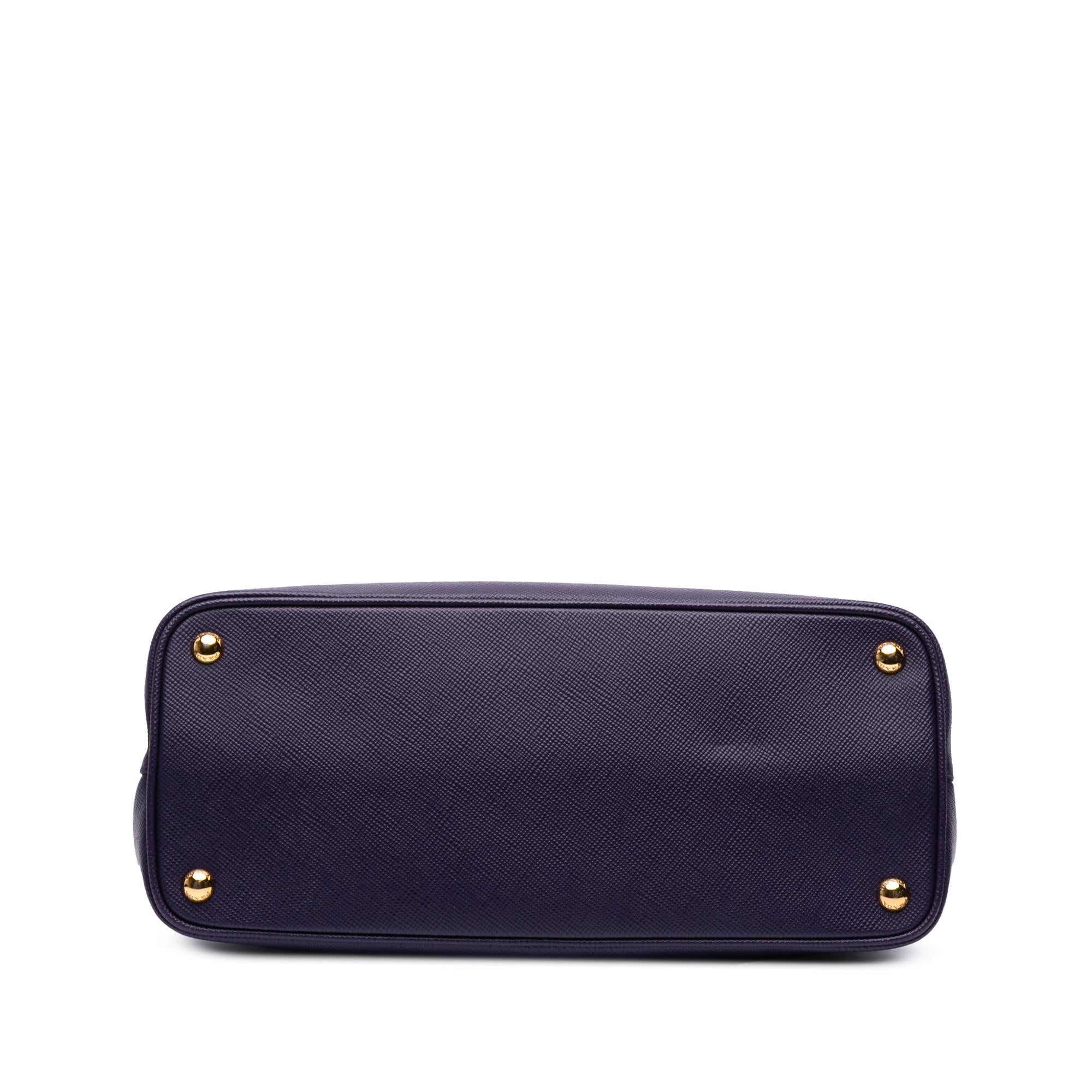 Prada Medium Saffiano Cuir Double Satchel