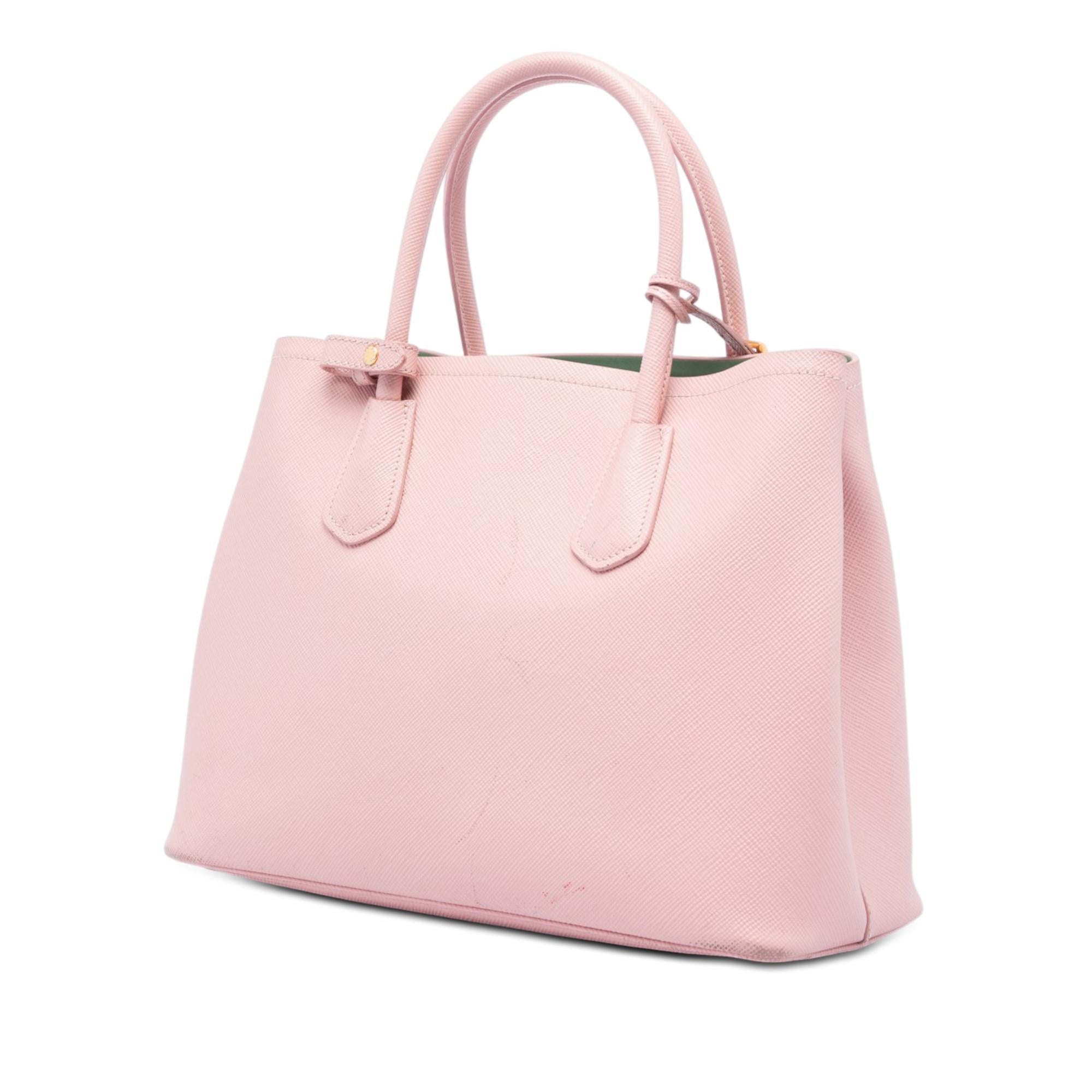 Prada Medium Saffiano Cuir Double Satchel