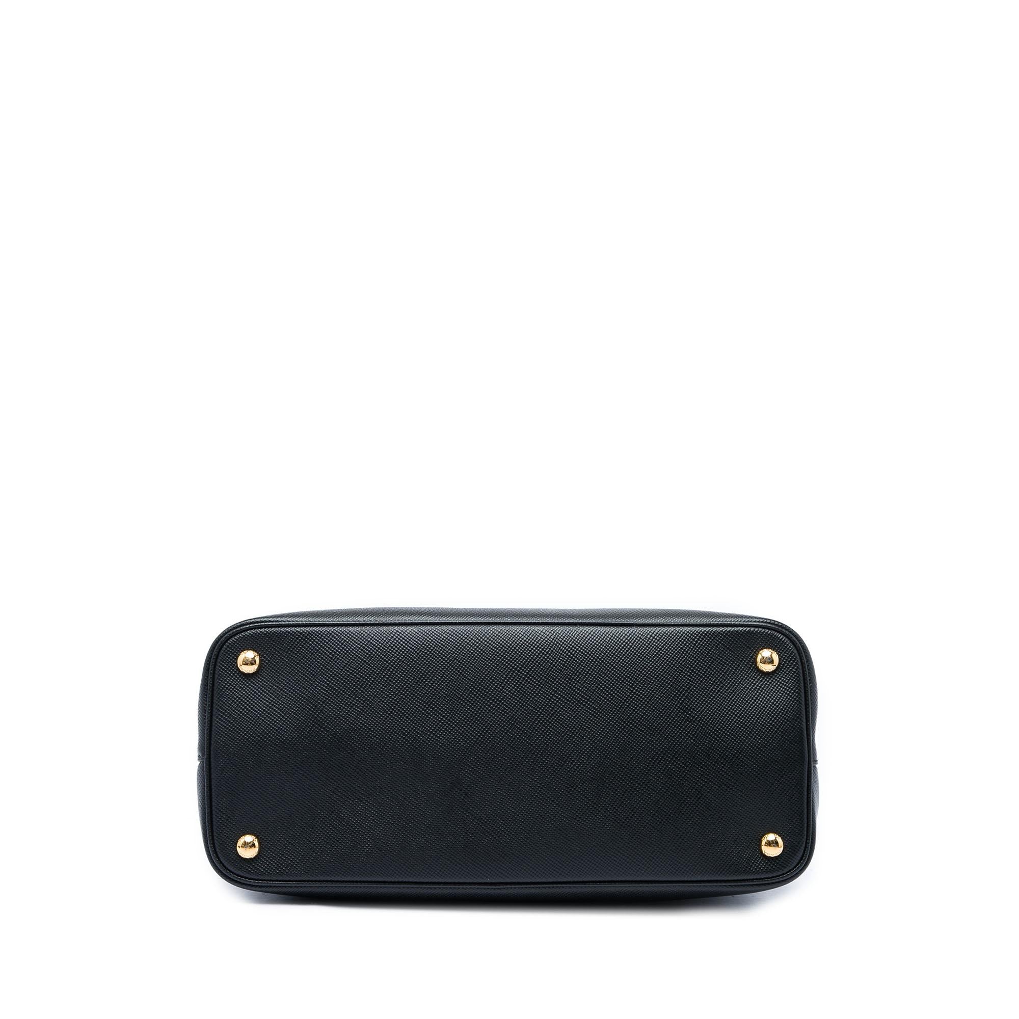 Prada Medium Saffiano Cuir Double Satchel