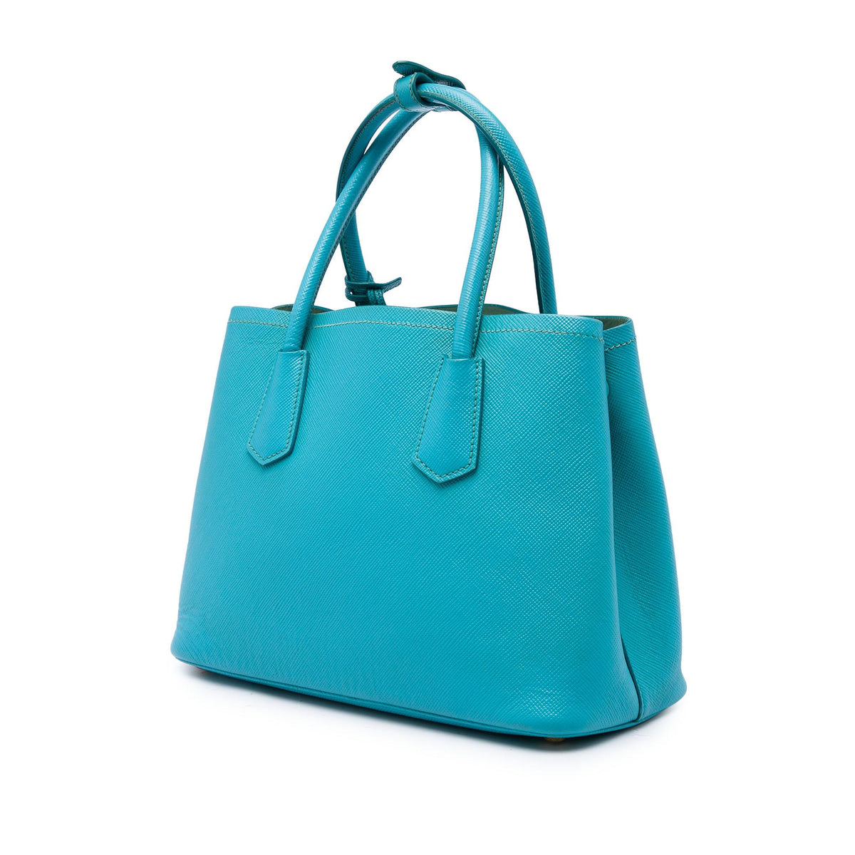 Prada Medium Saffiano Cuir Double Satchel