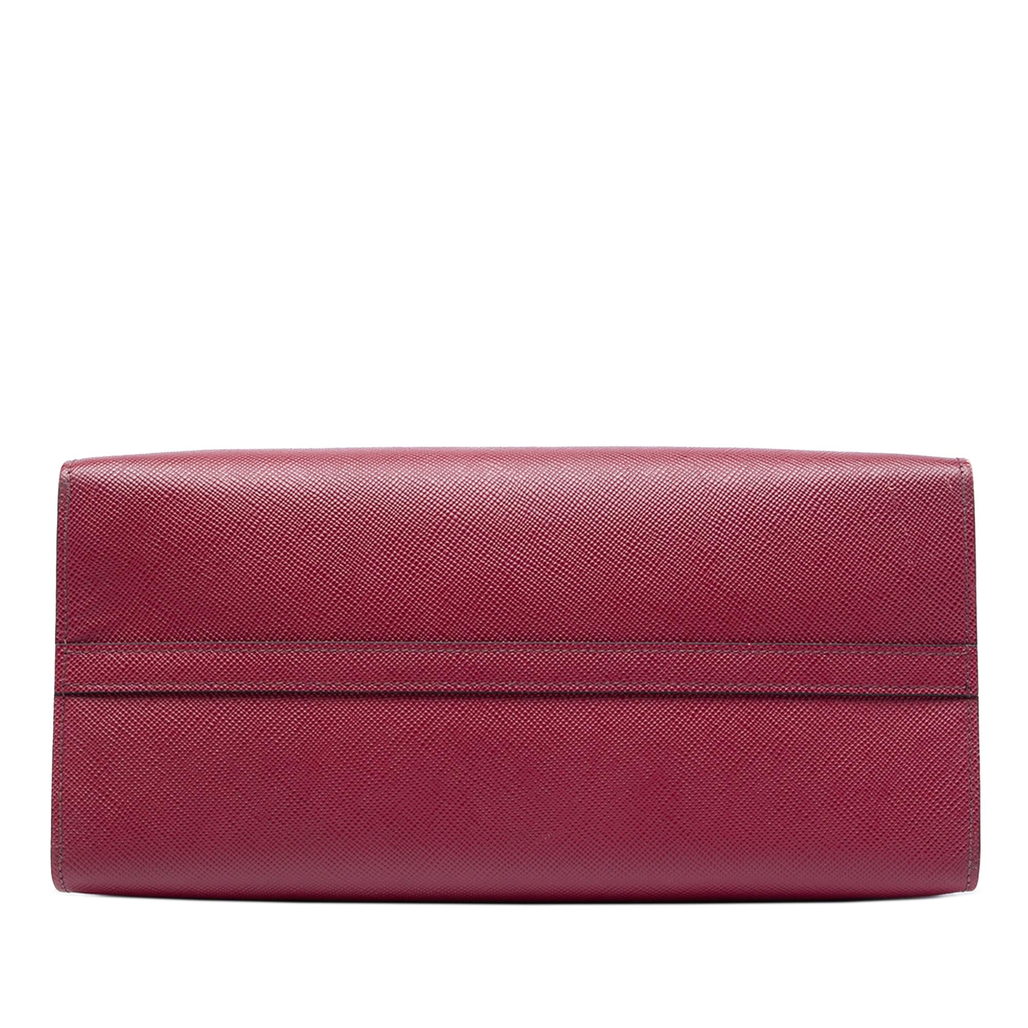 Prada Medium Saffiano Cuir Monochrome Top Handle Tote