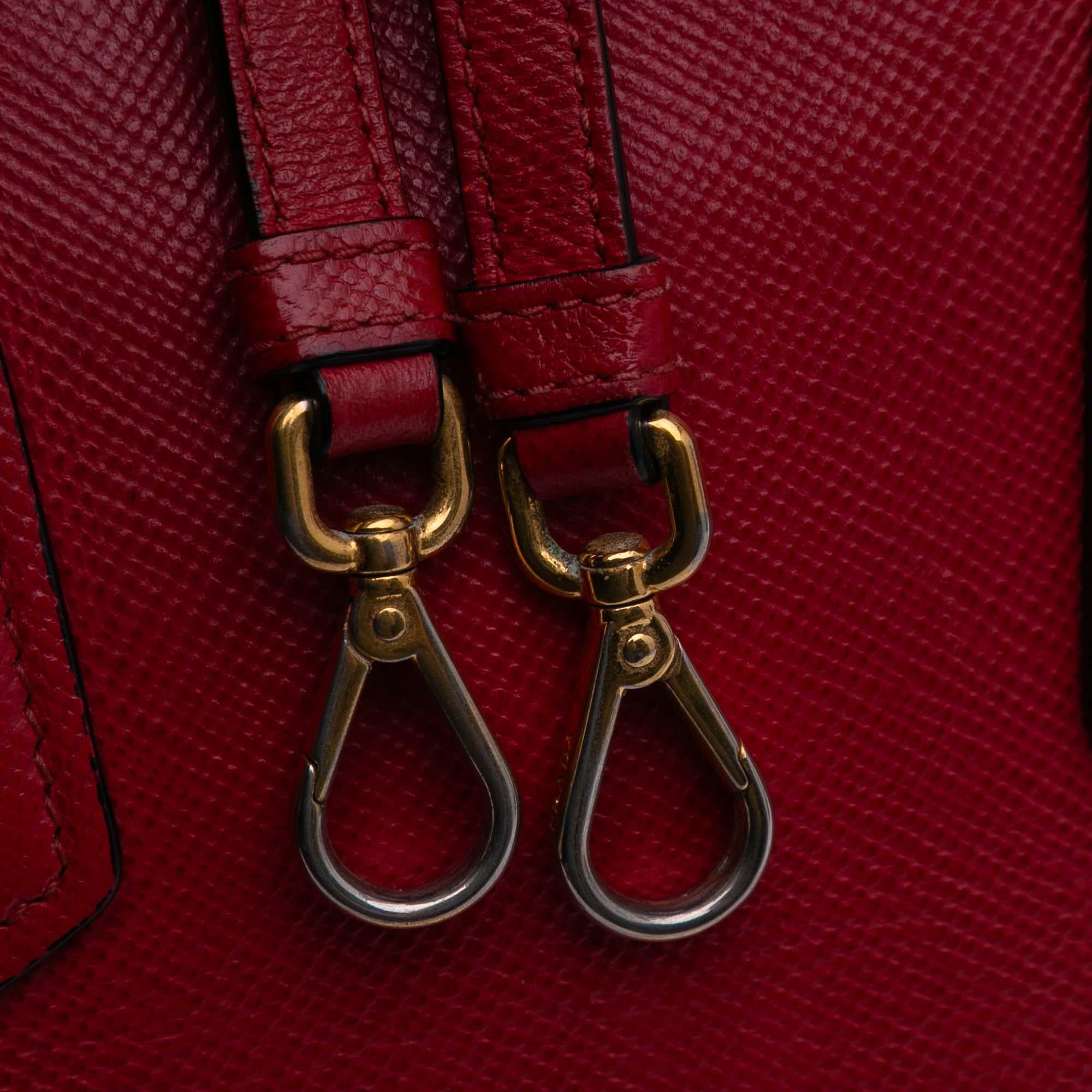 Prada Medium Saffiano Dome Satchel