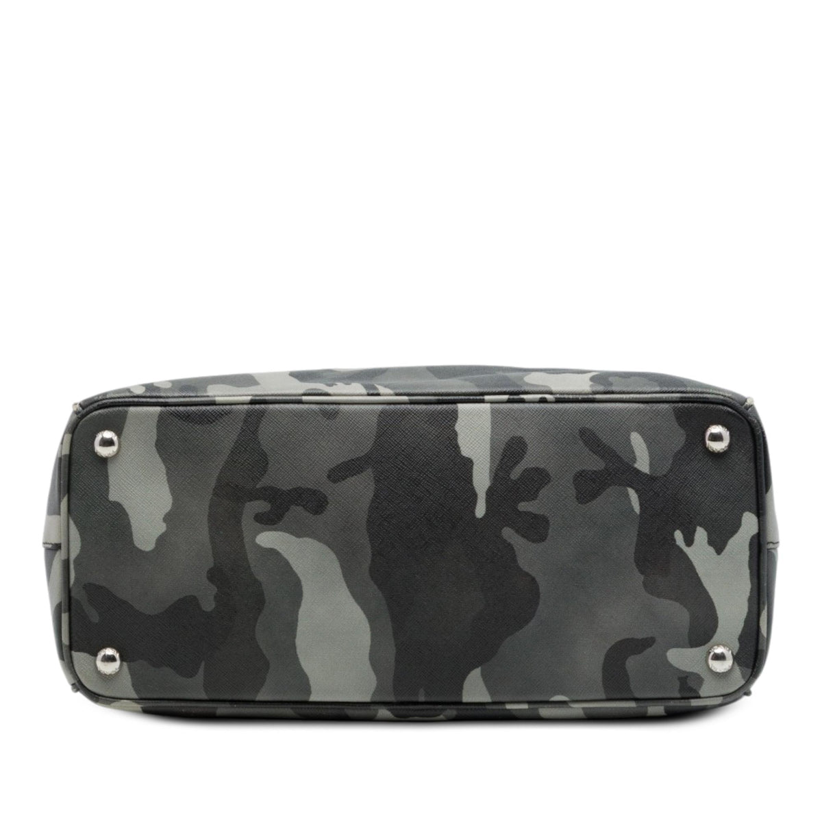 Prada Medium Saffiano Lux Camouflage Galleria Double Zip Satchel
