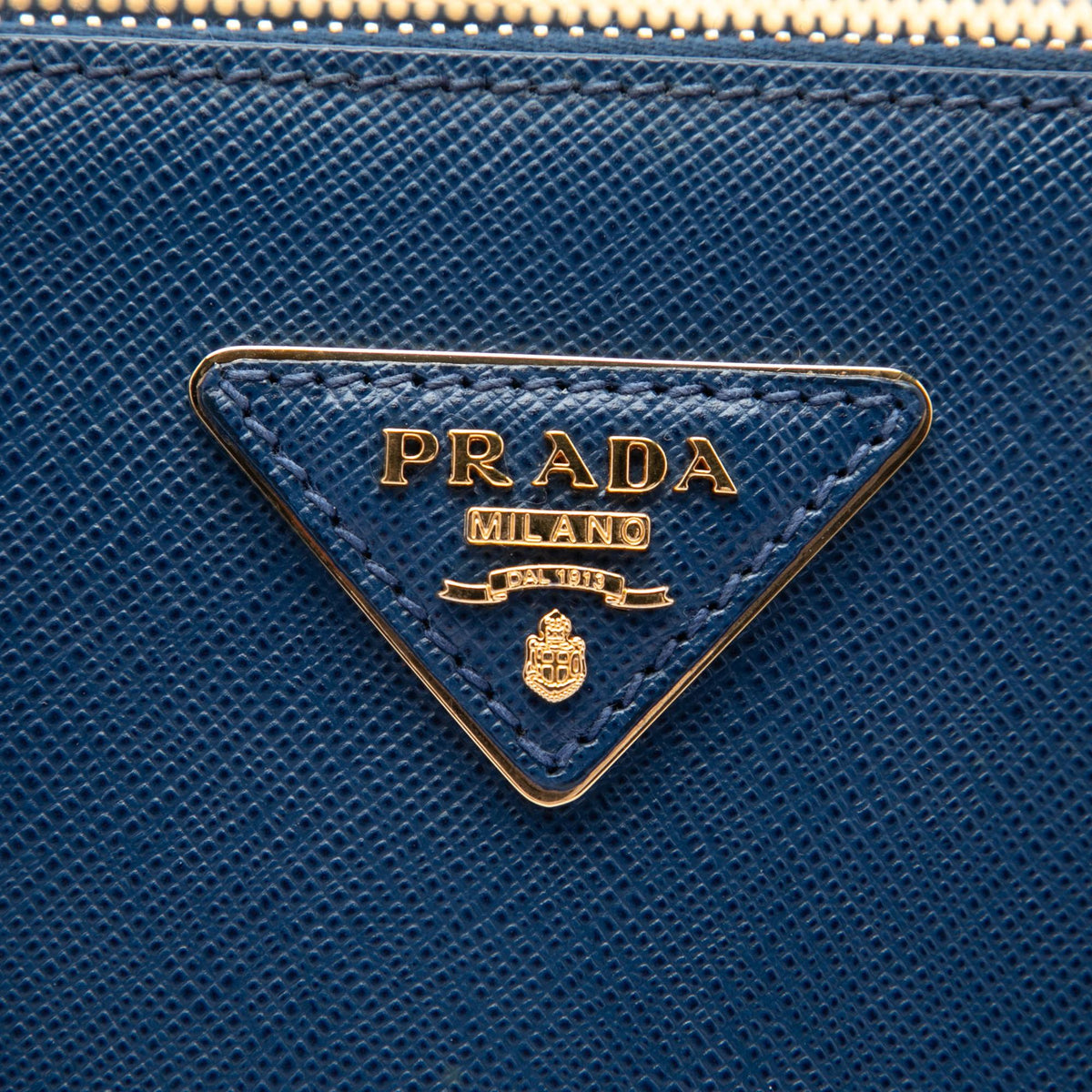 Prada Medium Saffiano Lux Galleria Double Zip Satchel