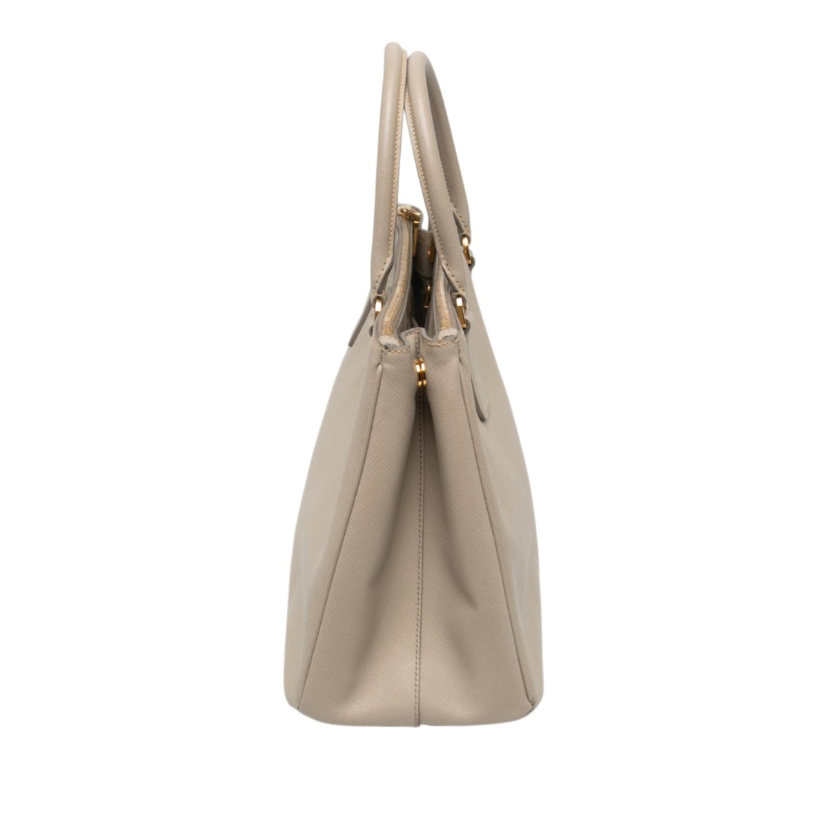 Prada Medium Saffiano Lux Galleria Double Zip Satchel