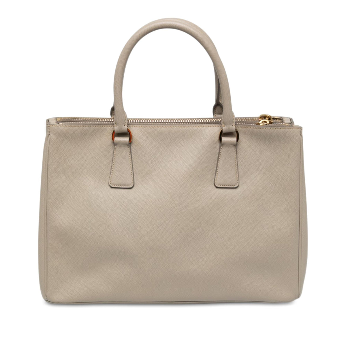 Prada Medium Saffiano Lux Galleria Double Zip Satchel