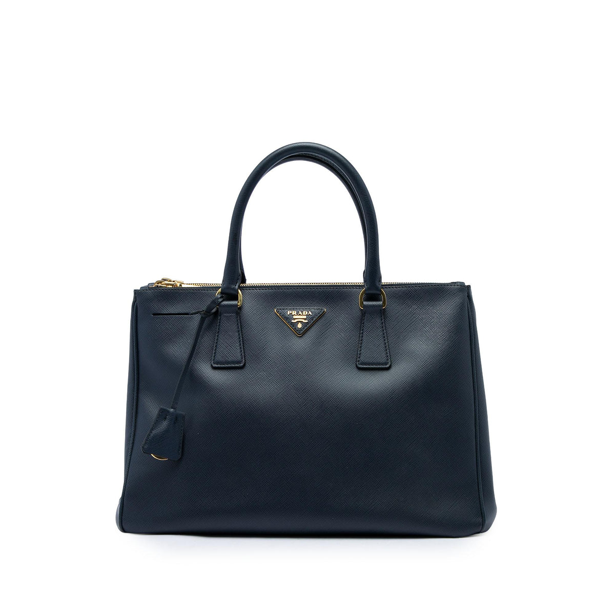 Prada Medium Saffiano Lux Galleria Double Zip Satchel