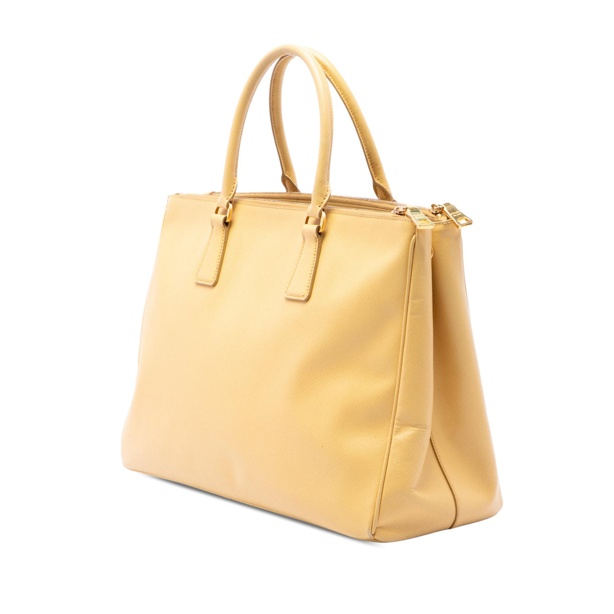 Prada Medium Saffiano Lux Galleria Double Zip Satchel