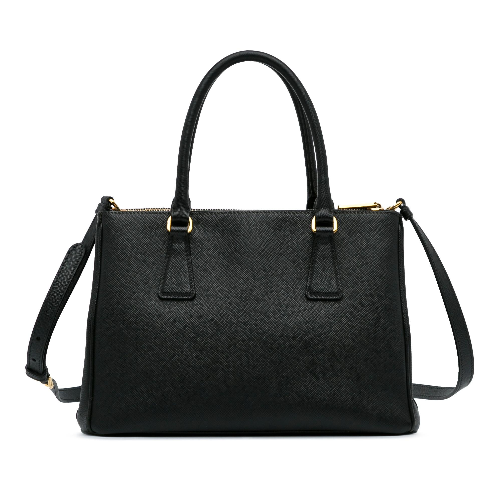 Prada Medium Saffiano Lux Galleria Double Zip (SHG-VEfACp)