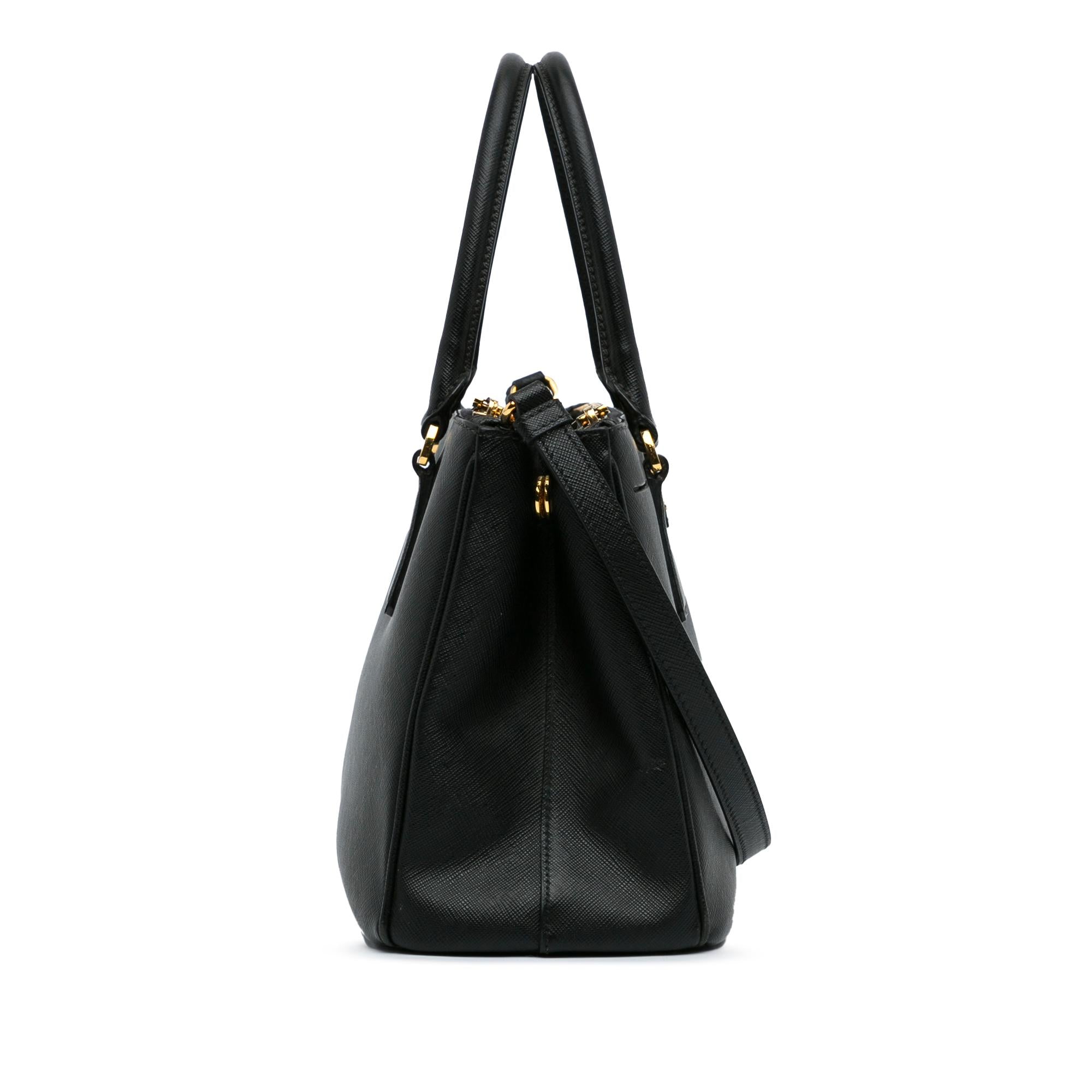 Prada Medium Saffiano Lux Galleria Double Zip (SHG-VEfACp)
