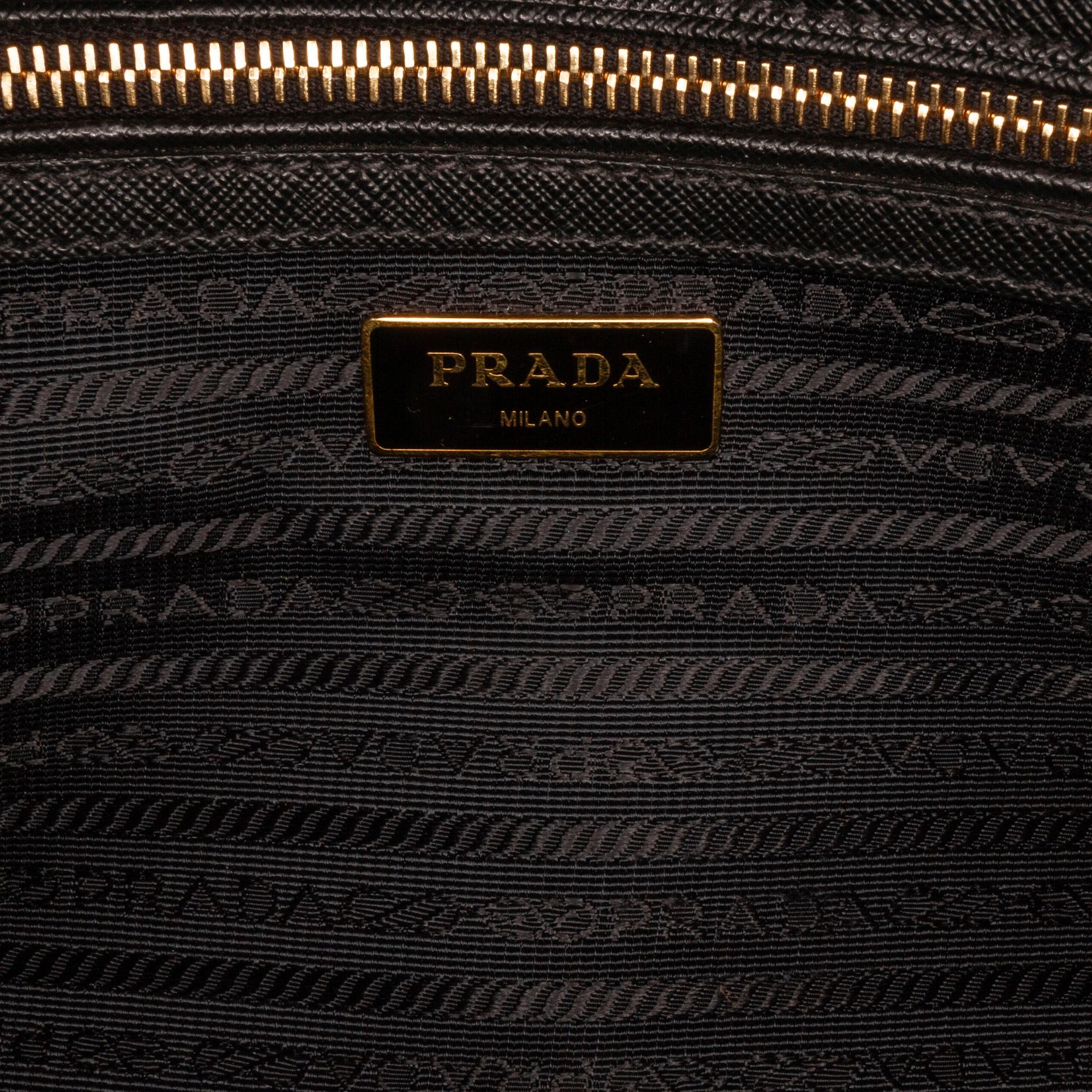 Prada Medium Saffiano Lux Galleria Double Zip (SHG-VEfACp)
