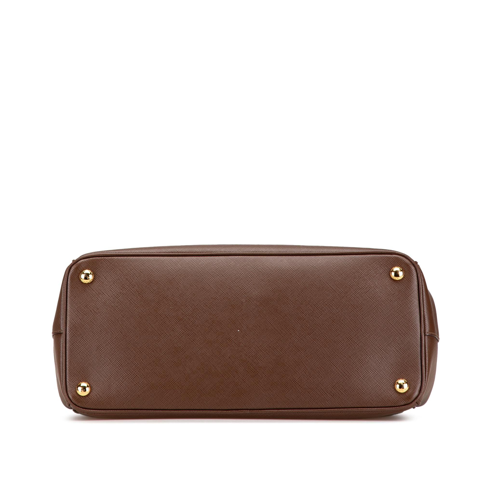 Prada Medium Saffiano Lux Galleria Double Zip (SHG-yqoyRJ)