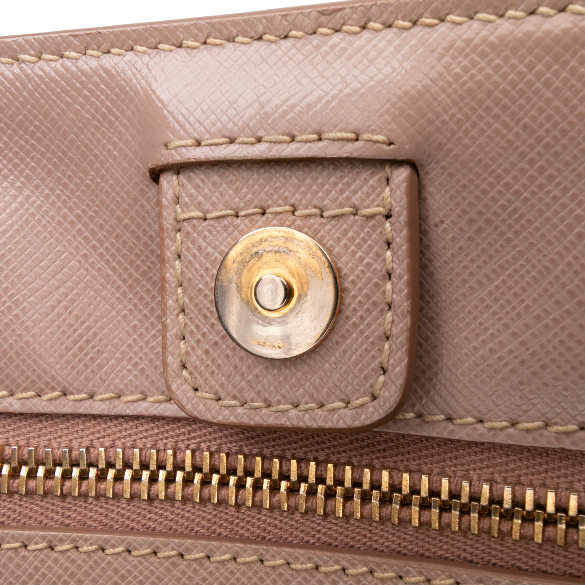 Prada Medium Saffiano Lux Galleria Satchel