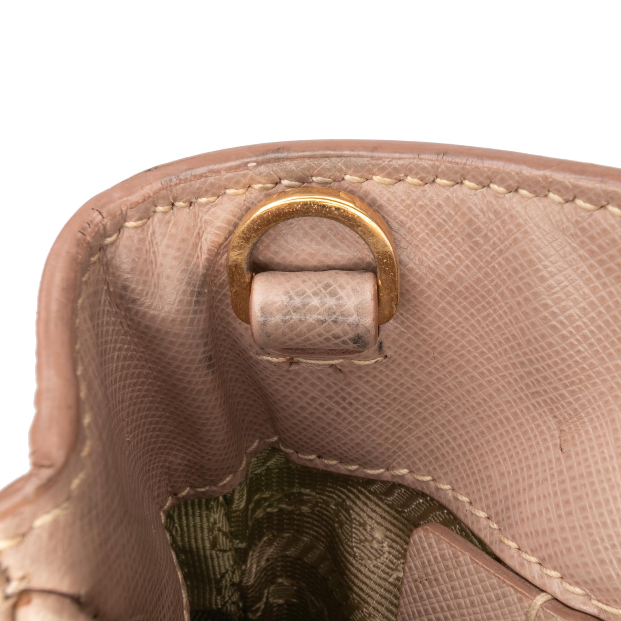 Prada Medium Saffiano Lux Galleria Satchel