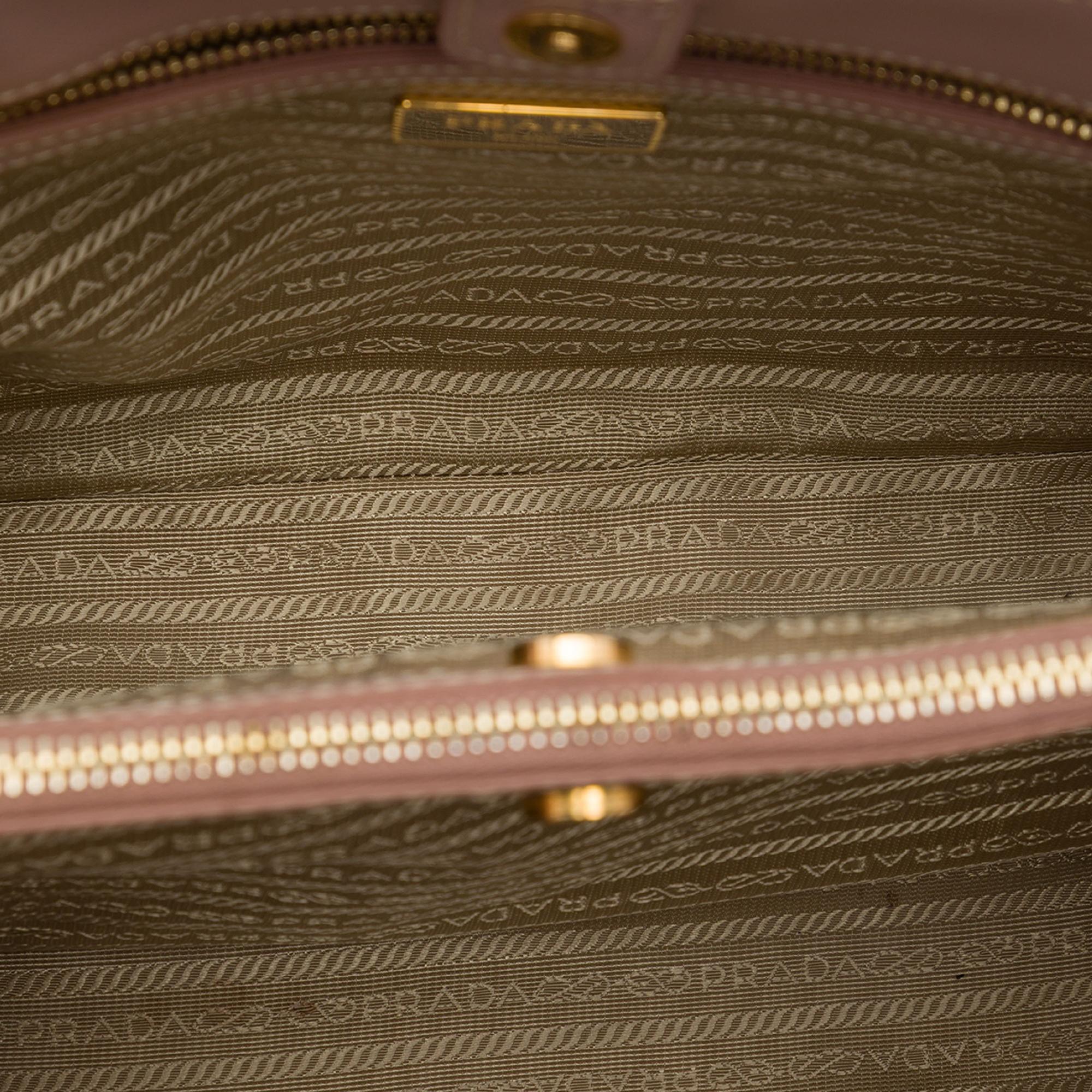 Prada Medium Saffiano Lux Galleria Satchel