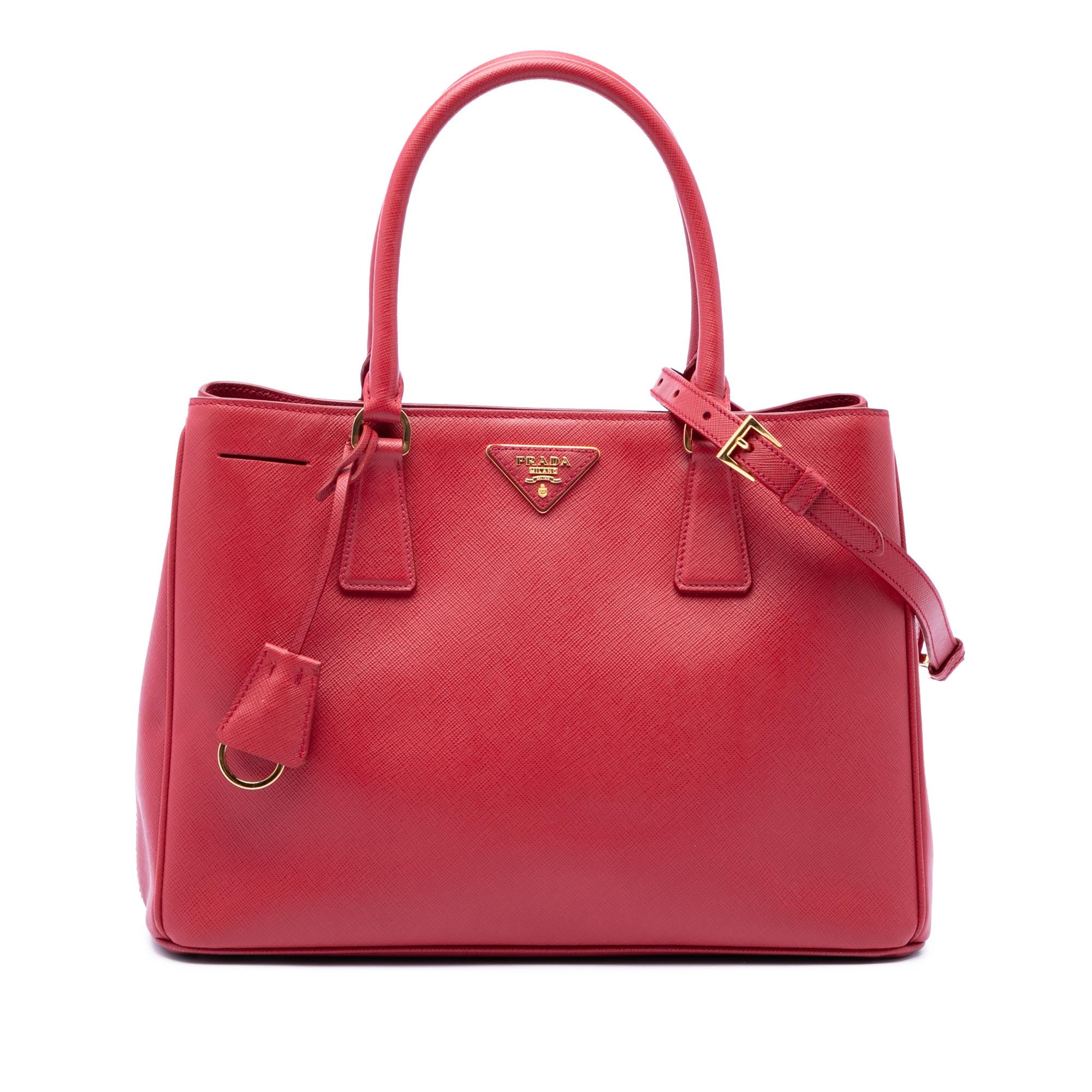 Prada Medium Saffiano Lux Galleria Satchel