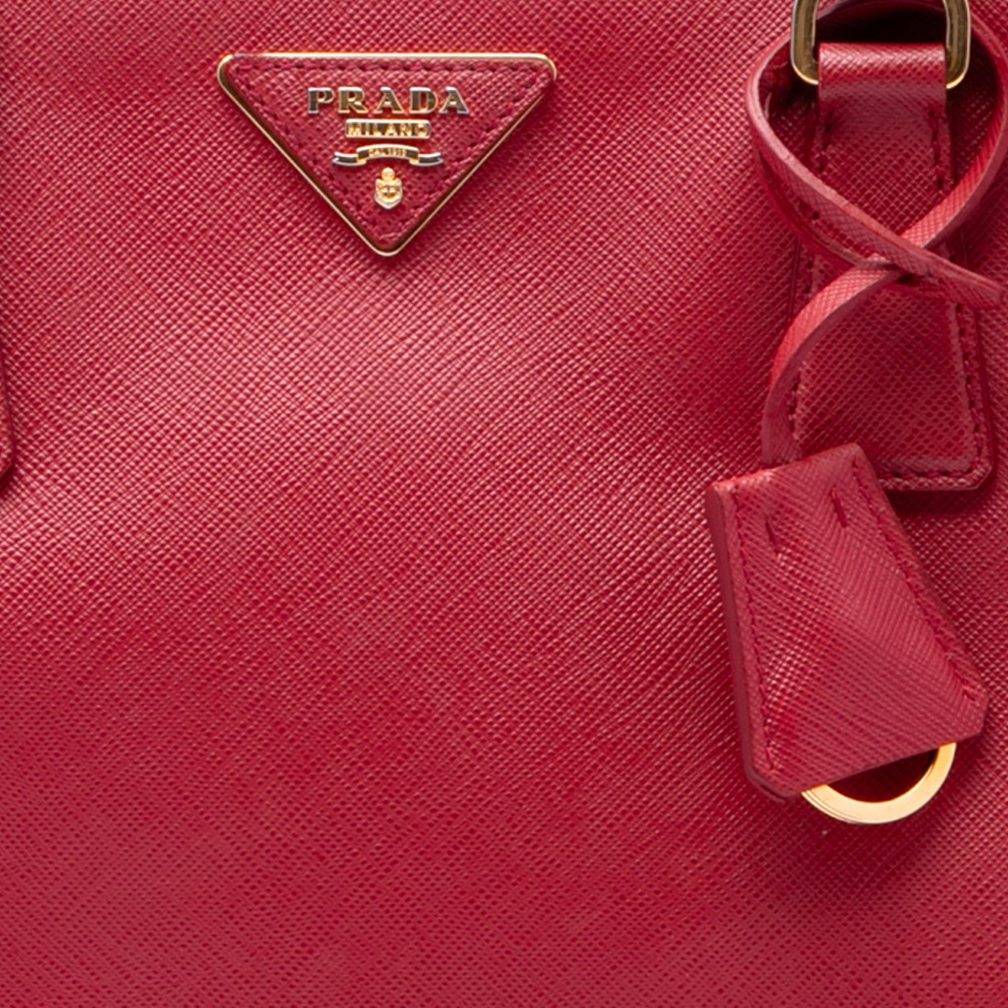 Prada Medium Saffiano Lux Galleria Tote